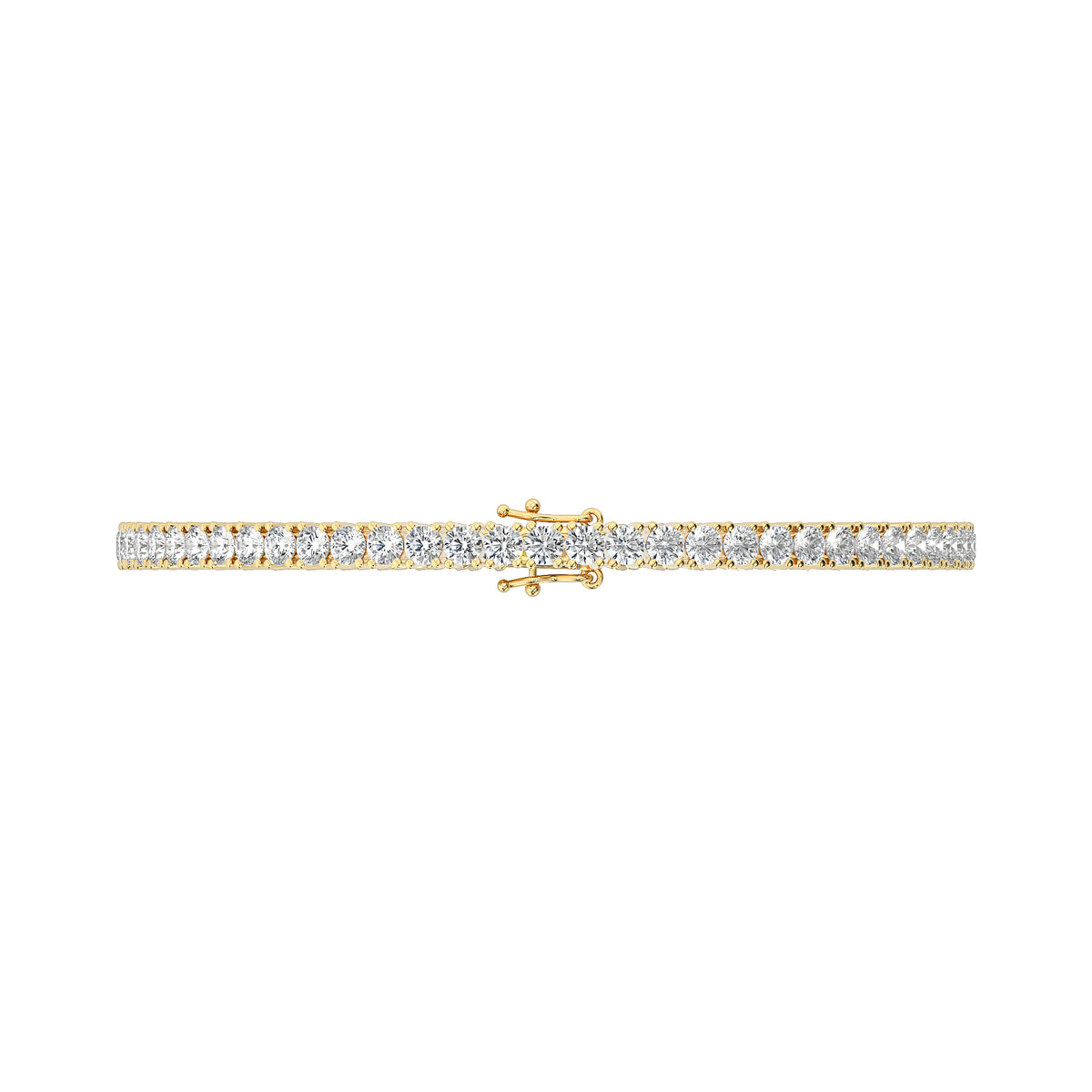 Reverra 14K Round Lab Diamond Tennis Bracelet