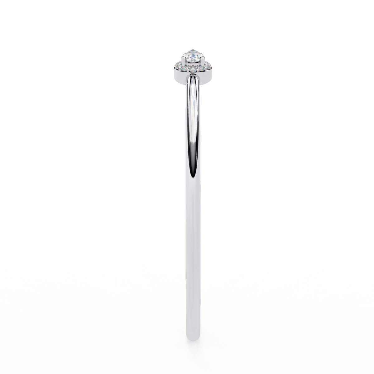 Reverra 14K Pear Diamond Flexi Bracelet, CTTW-1.17