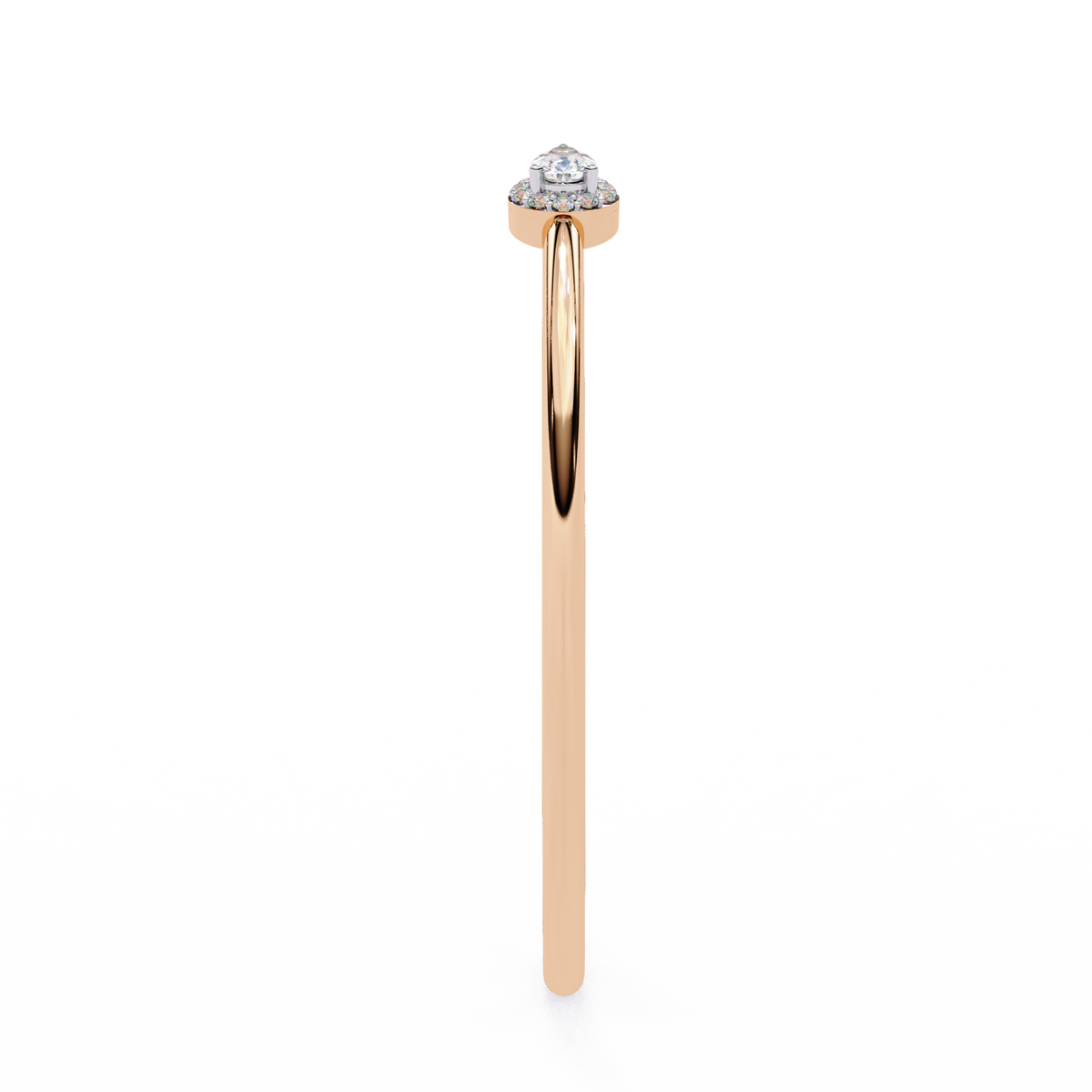 Reverra 14K Pear Diamond Flexi Bracelet, CTTW-1.17