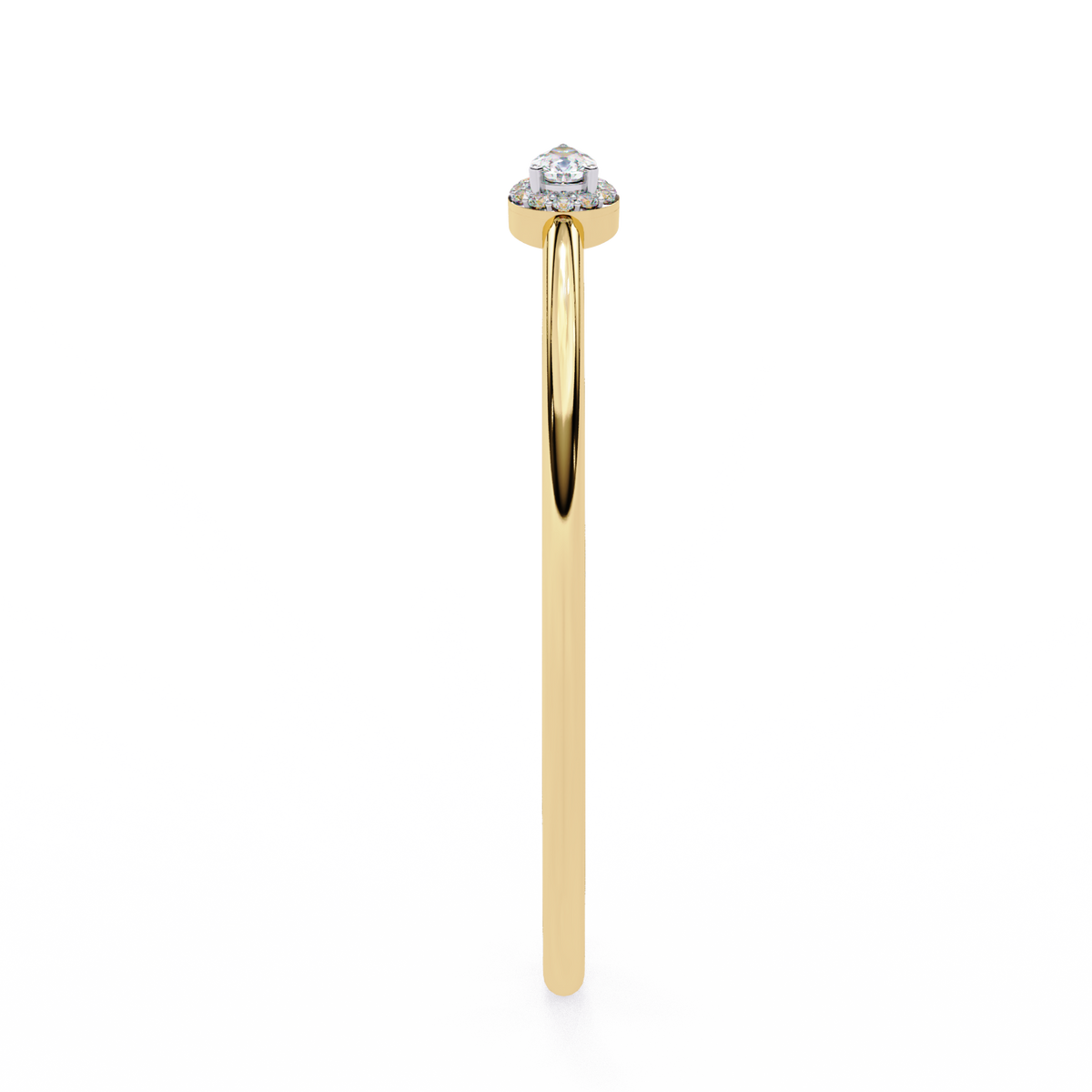 Reverra 14K Pear Diamond Flexi Bracelet, CTTW-1.17