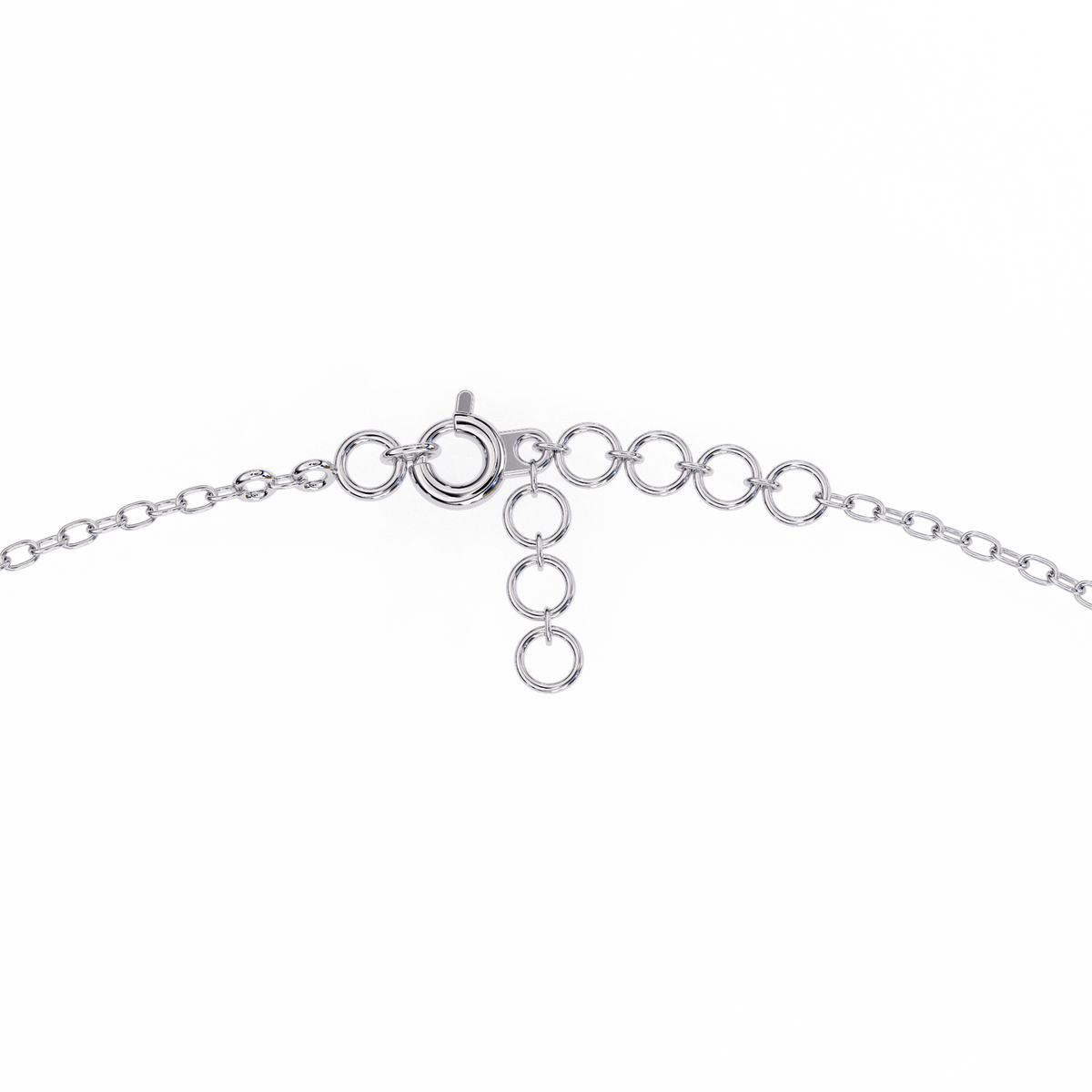 Reverra 14K Round Diamond Circle Fashion Bracelet, CTTW-0.15