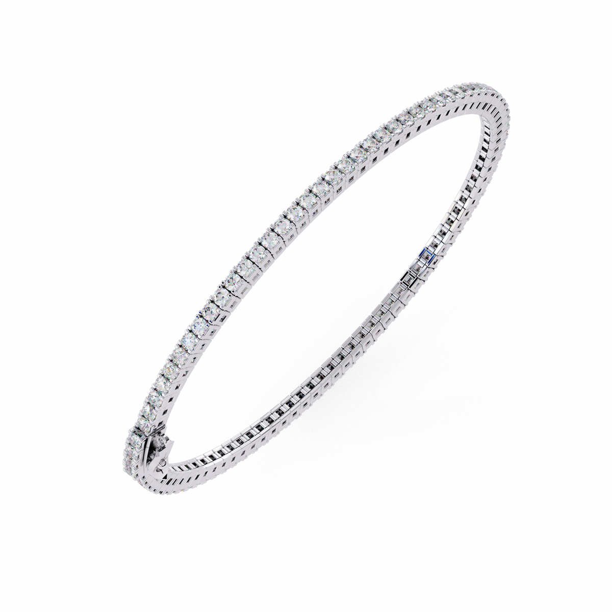 Reverra 14K Round Diamond Classic Tennis Bracelet, CTTW-1.92