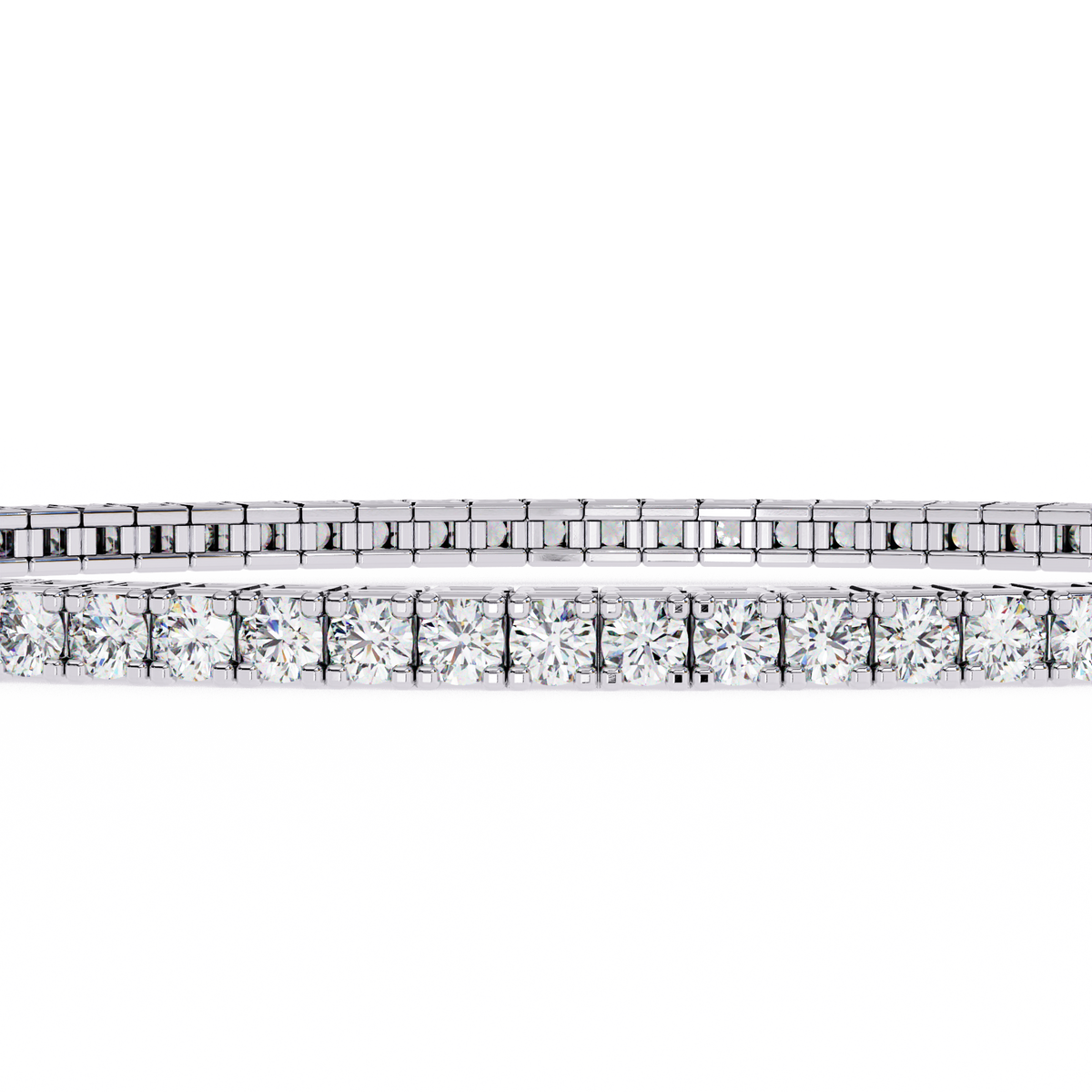 Reverra 14K Round Diamond Classic Tennis Bracelet, CTTW-1.92