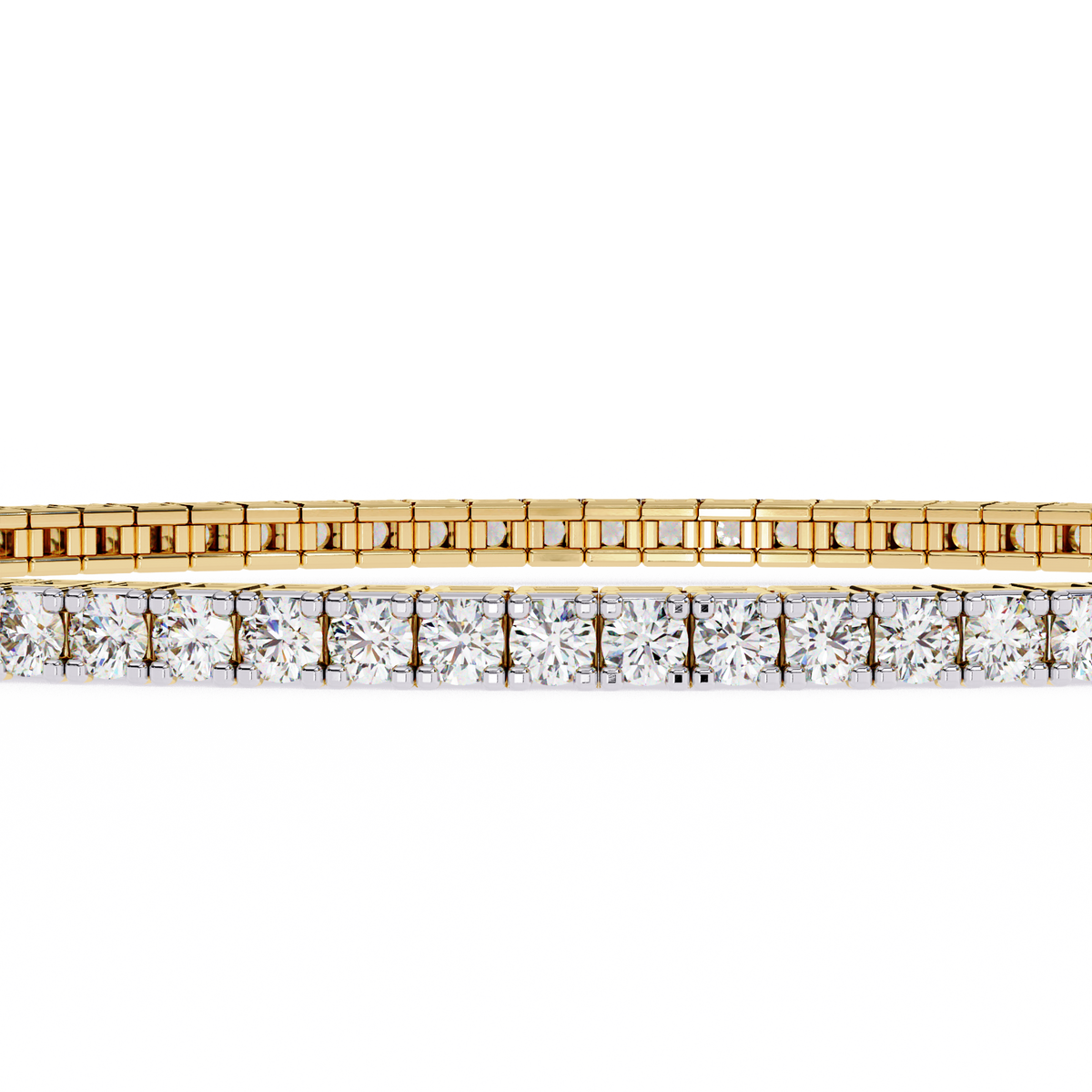 Reverra 14K Round Diamond Classic Tennis Bracelet, CTTW-1.92