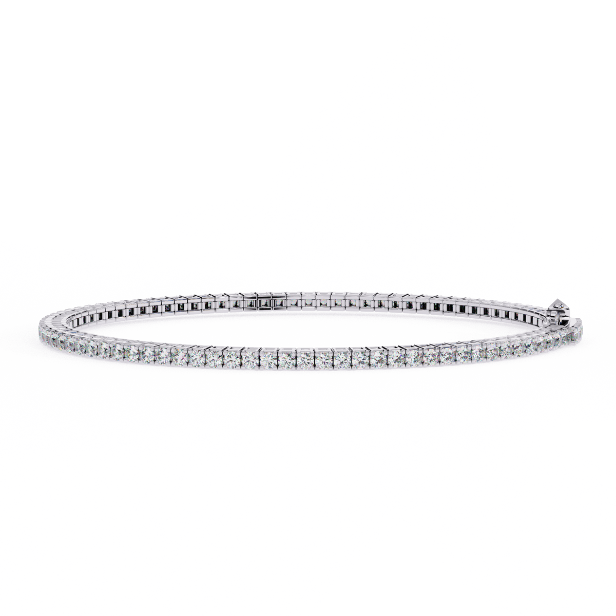 Reverra 14K Round Diamond Classic Tennis Bracelet, CTTW-1.92