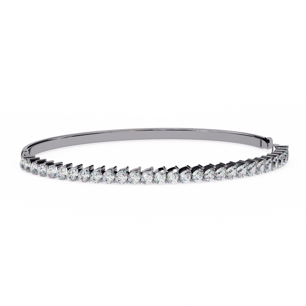 Reverra 14K Gold Pear Lab Grown Diamond Marquise Flexi Bracelet for Women, CTTW-4.06