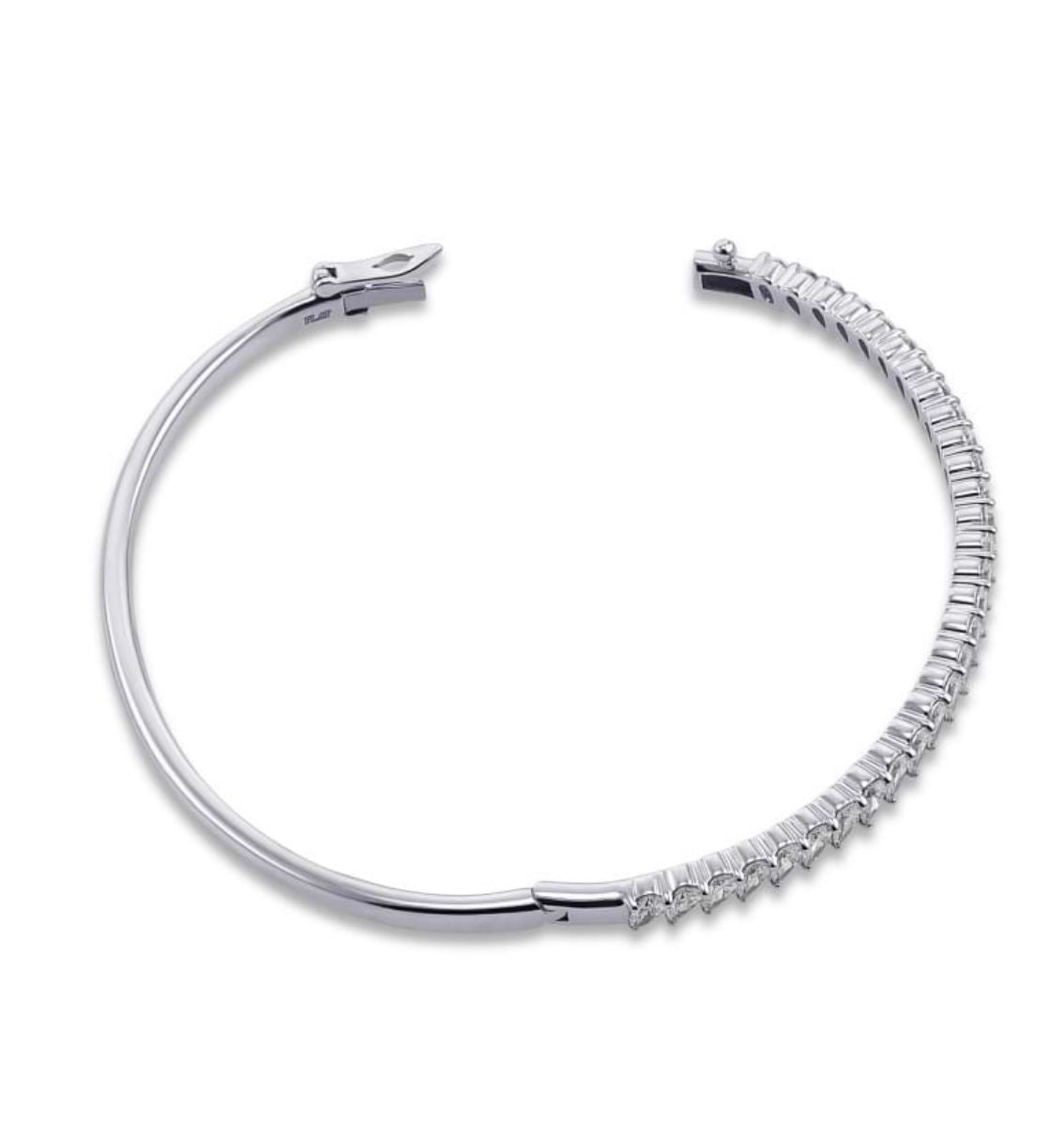 Reverra 14K Marquise Diamond Flexi Bracelet, CTTW-4.06