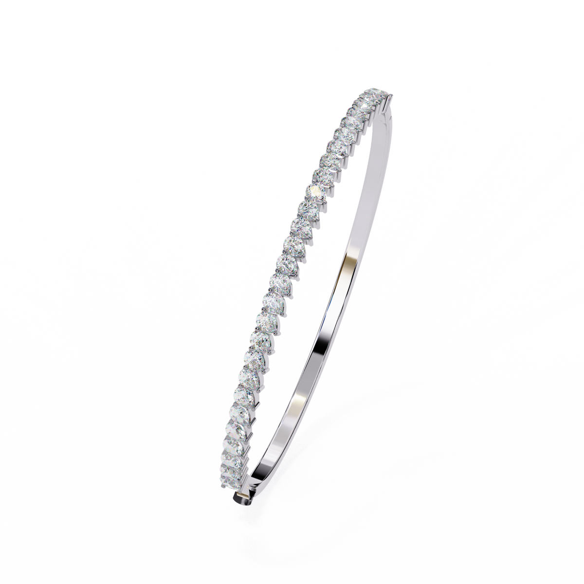 Reverra 14K Marquise Diamond Flexi Bracelet, CTTW-4.06