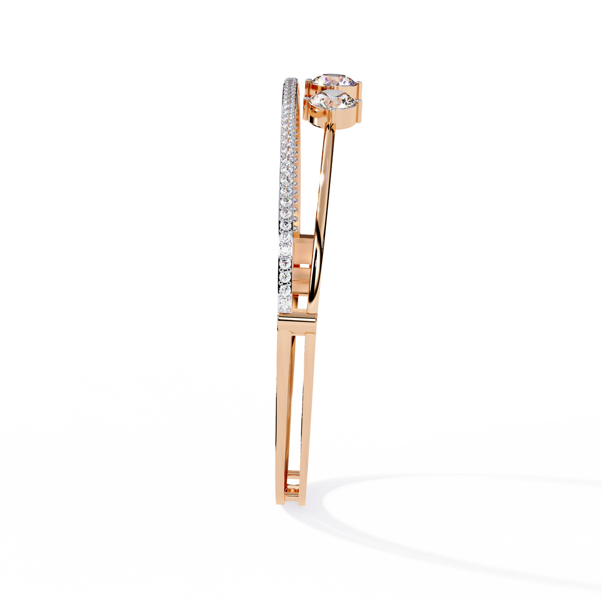 Reverra 14K Round Diamond Fashion Bracelet, CTTW-2.32