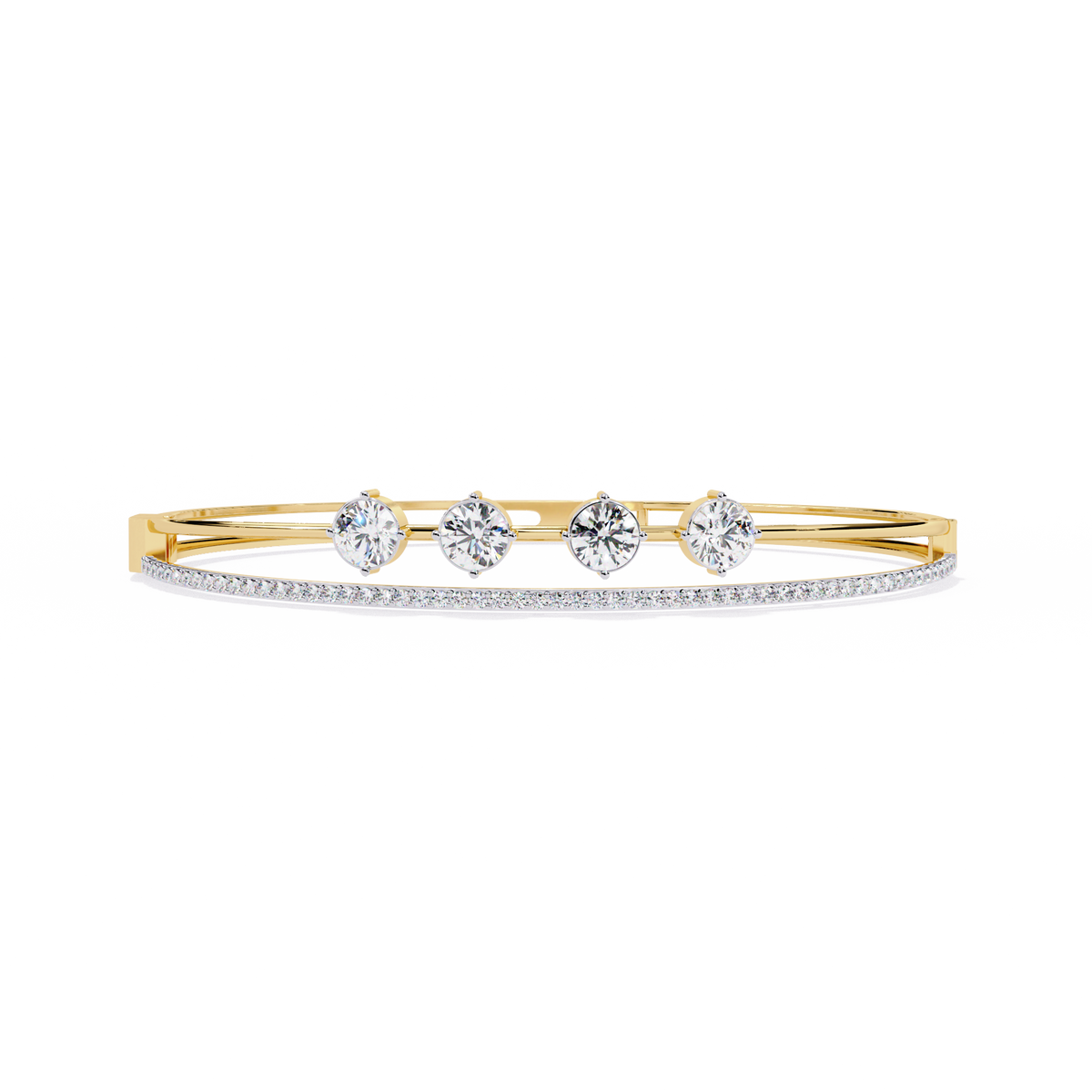 Reverra 14K Round Diamond Fashion Bracelet, CTTW-2.32