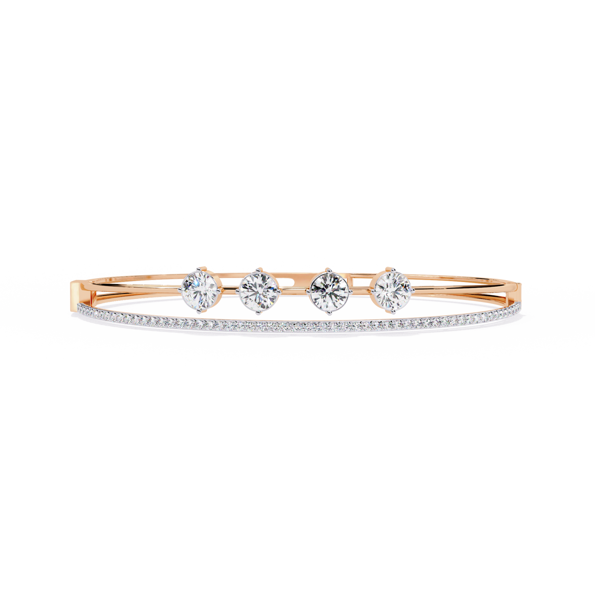 Reverra 14K Round Diamond Fashion Bracelet, CTTW-2.32