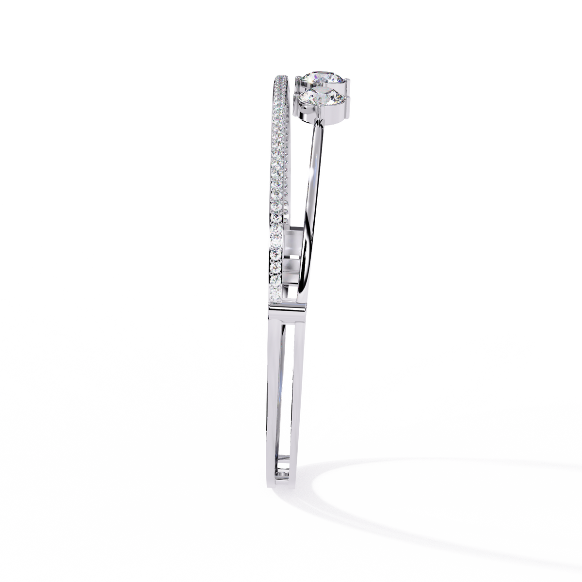 Reverra 14K Round Diamond Fashion Bracelet, CTTW-2.32