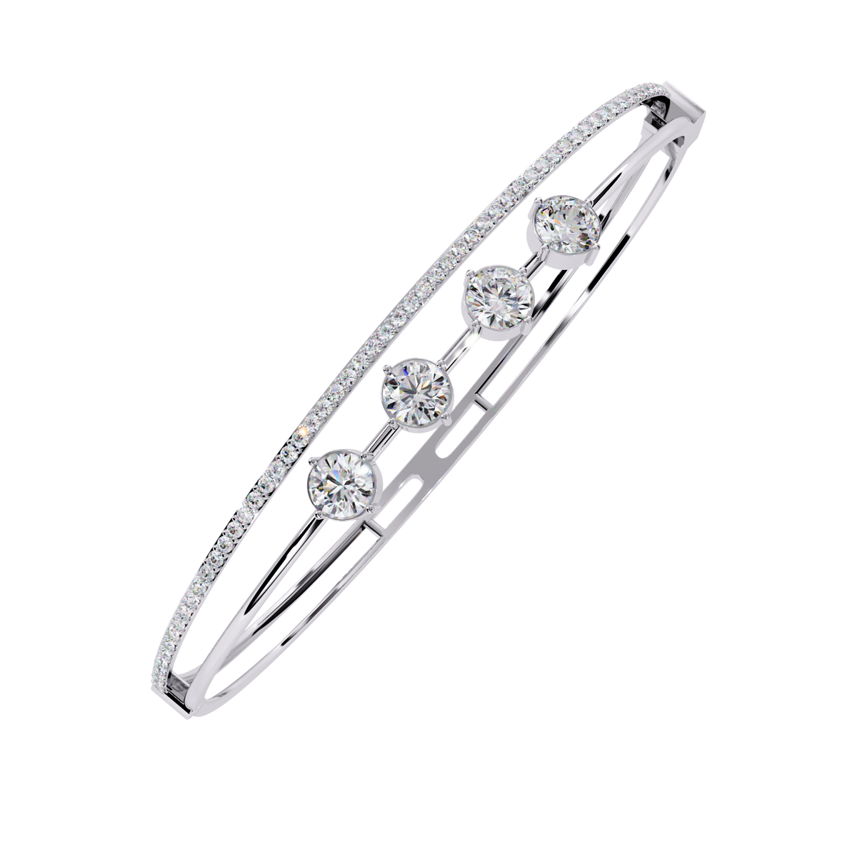Reverra 14K Round Diamond Fashion Bracelet, CTTW-2.32