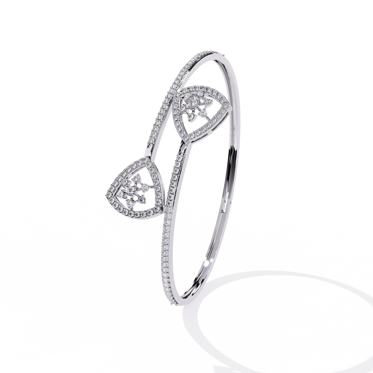 Reverra 14K Pear Diamond Fashion Bracelet, CTTW-1.35