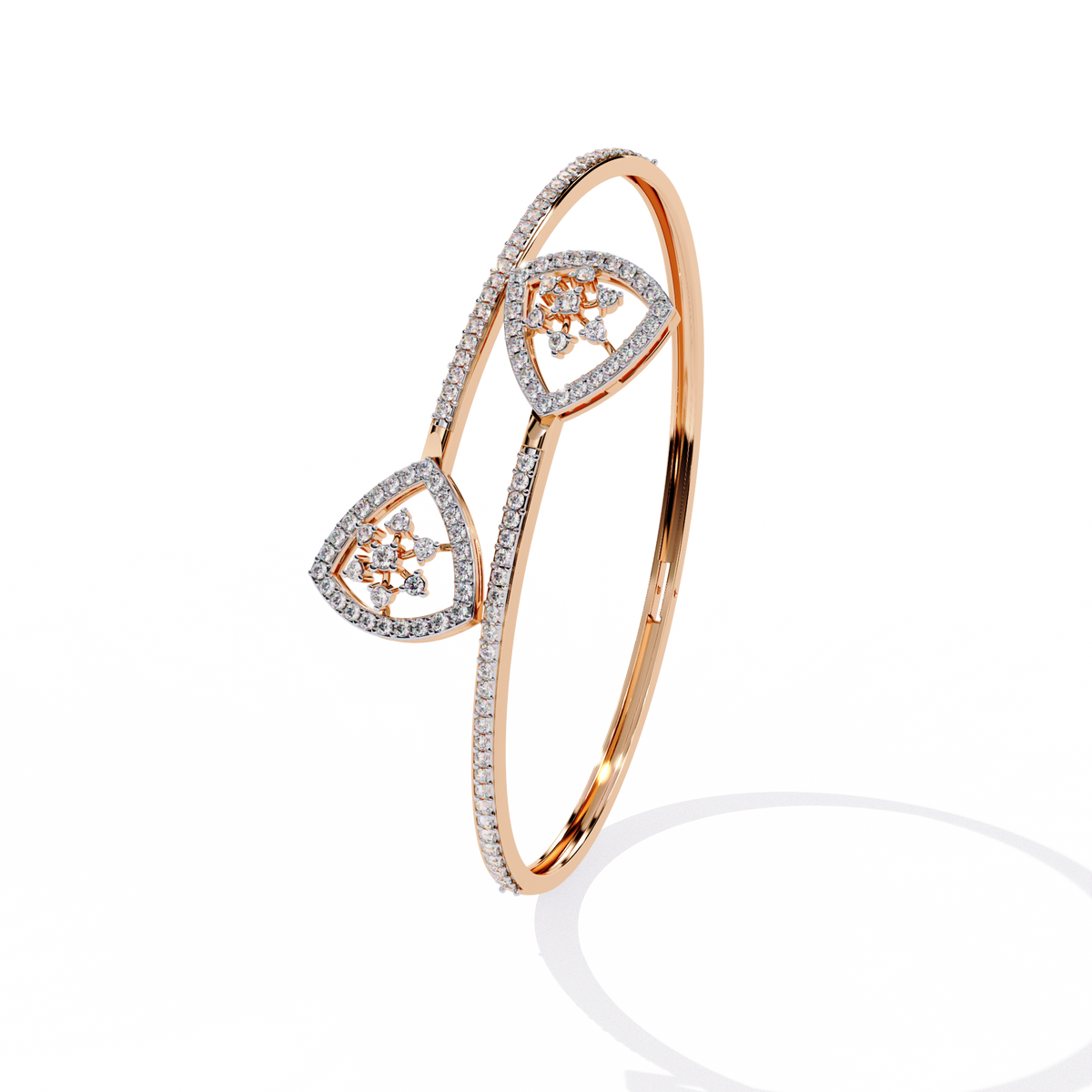 Reverra 14K Pear Diamond Fashion Bracelet, CTTW-1.35