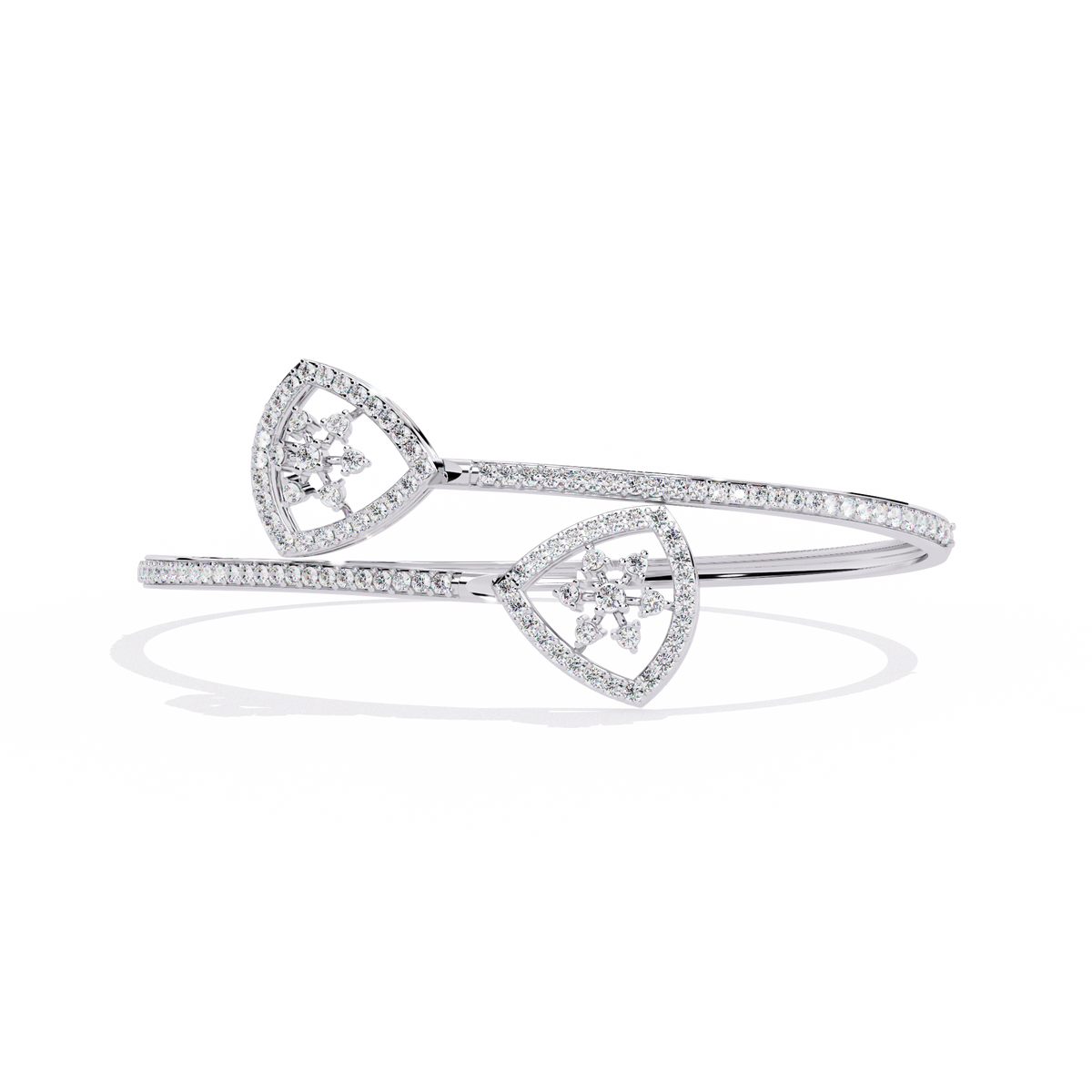 Reverra 14K Pear Diamond Fashion Bracelet, CTTW-1.35