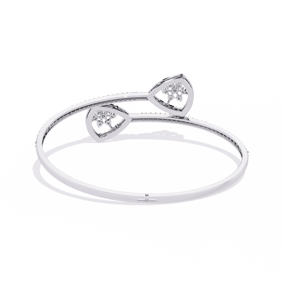 Reverra 14K Pear Diamond Fashion Bracelet, CTTW-1.35