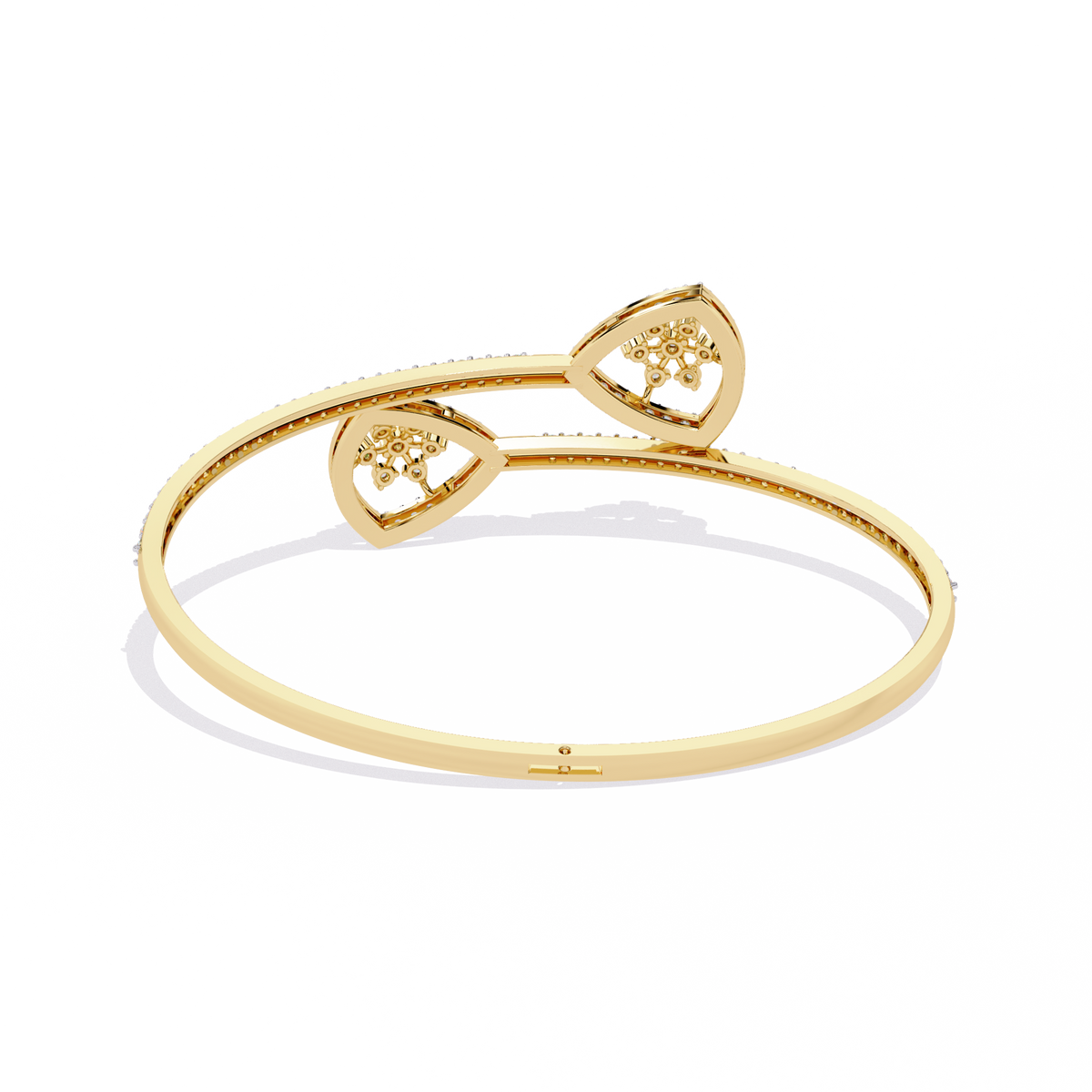 Reverra 14K Pear Diamond Fashion Bracelet, CTTW-1.35