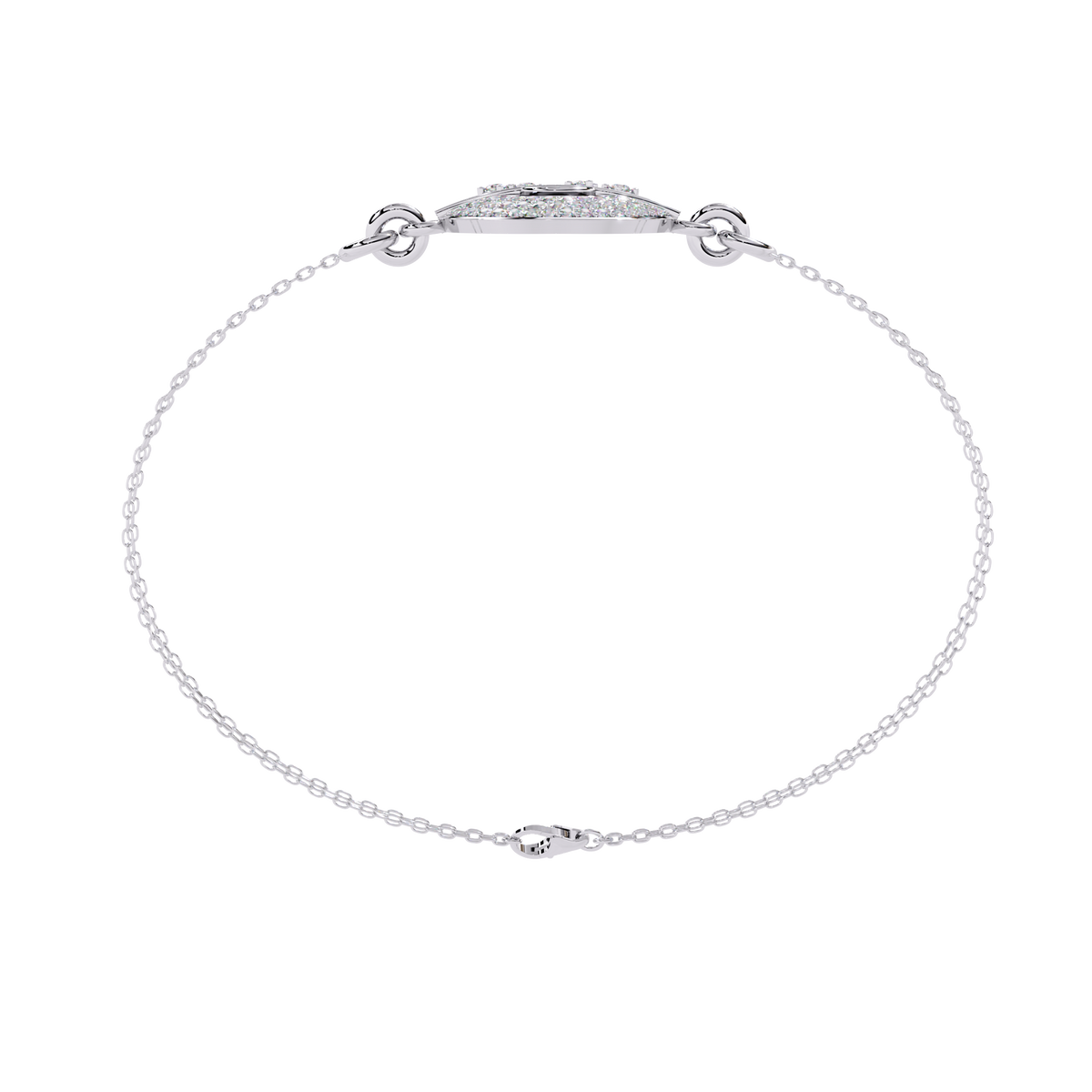 Reverra 14K Geometric Diamond Fashion Bracelet, CTTW-0.42