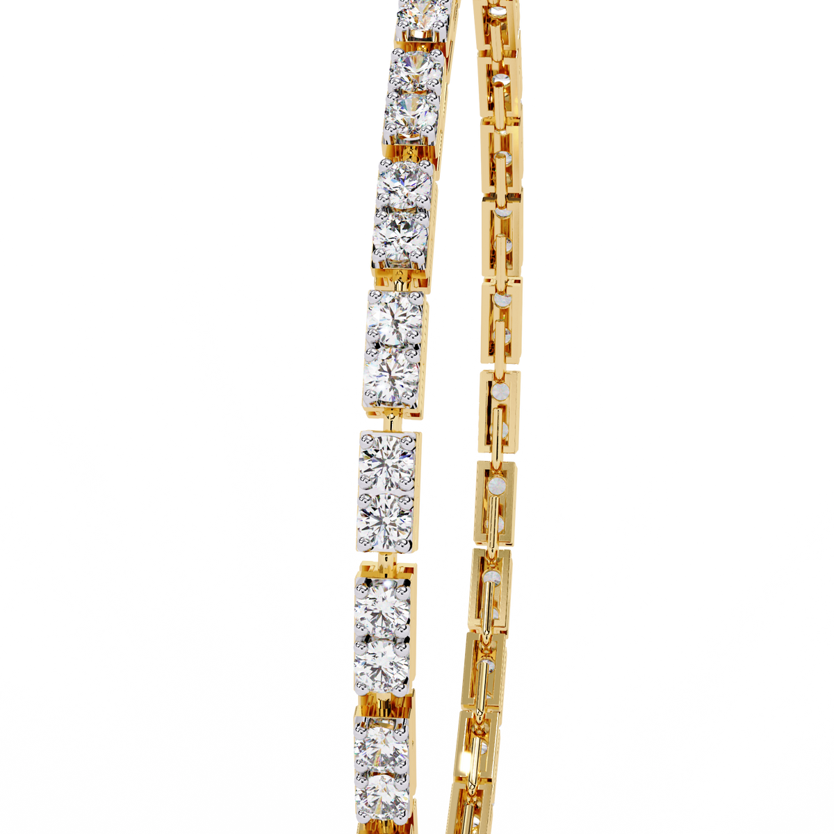 Reverra 14K Circular Halo Diamond Fashion Bracelet, CTTW-2.3