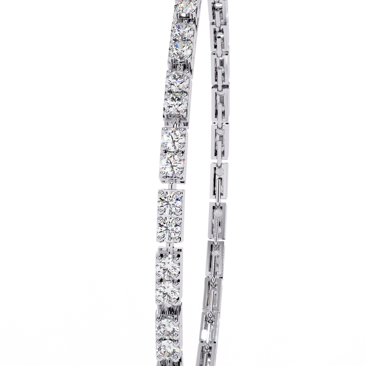 Reverra 14K Circular Halo Diamond Fashion Bracelet, CTTW-2.3