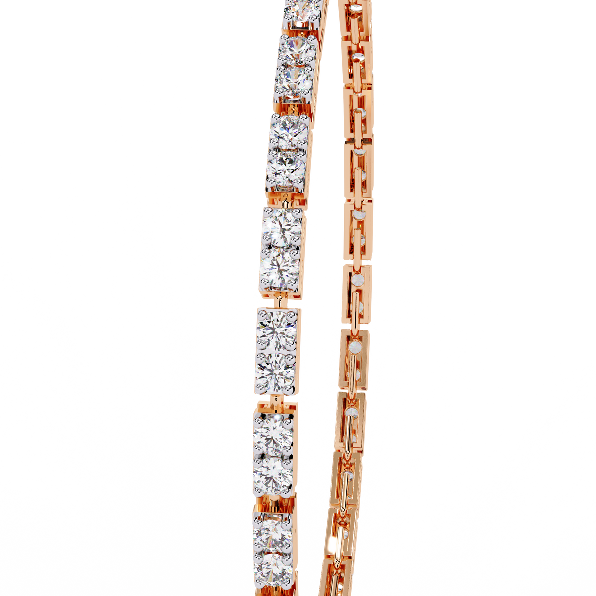 Reverra 14K Circular Halo Diamond Fashion Bracelet, CTTW-2.3