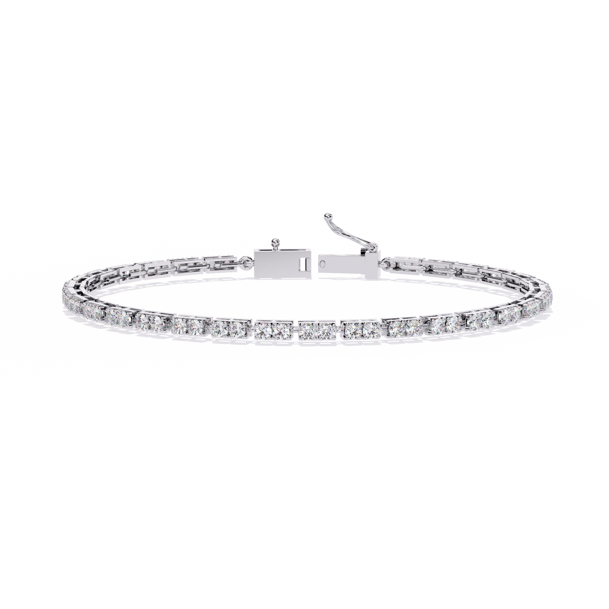 Reverra 14K Circular Halo Diamond Fashion Bracelet, CTTW-2.3