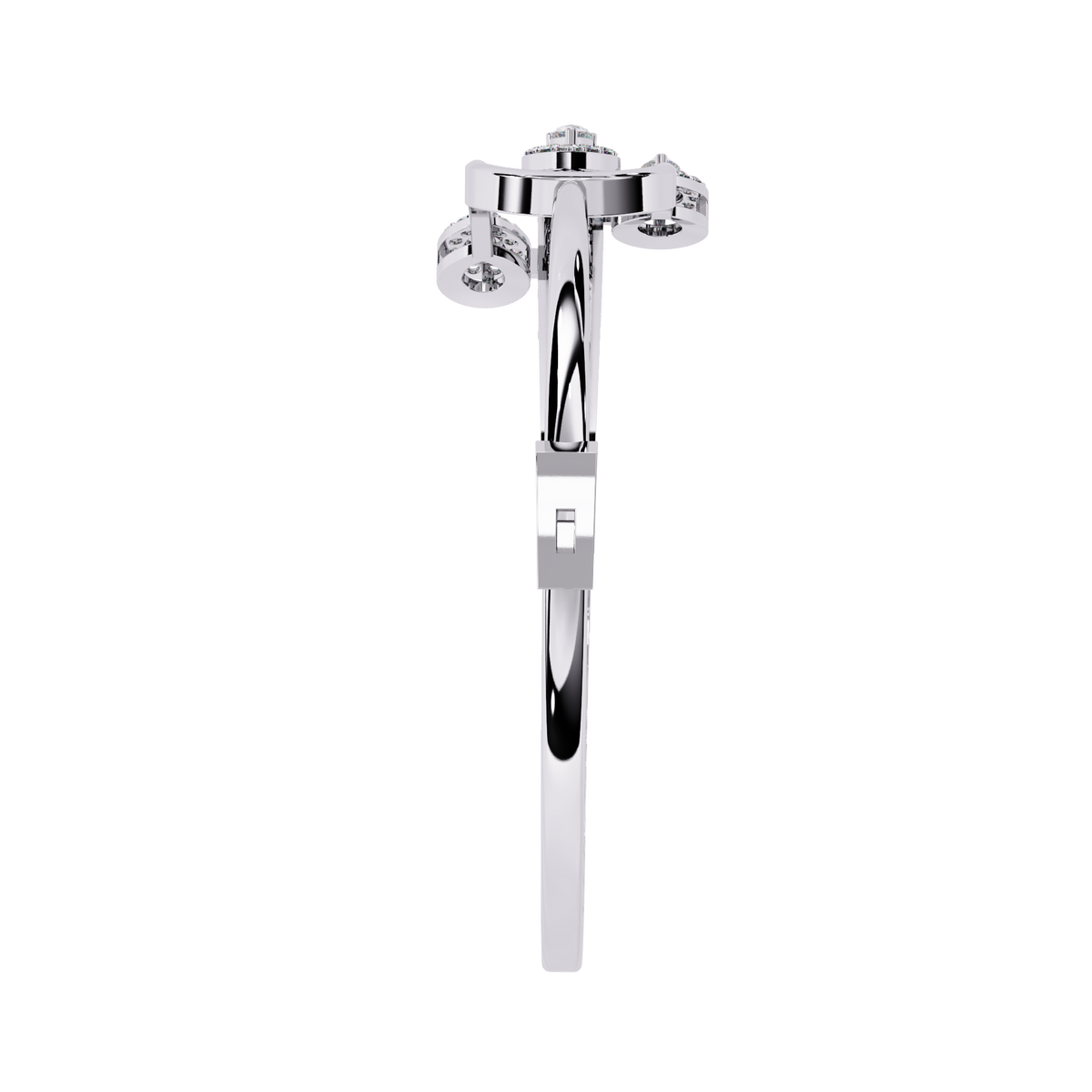 Reverra 14K Pear Drop Diamond Fashion Bracelet, CTTW-0.73