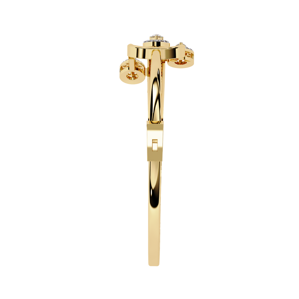 Reverra 14K Pear Drop Diamond Fashion Bracelet, CTTW-0.73