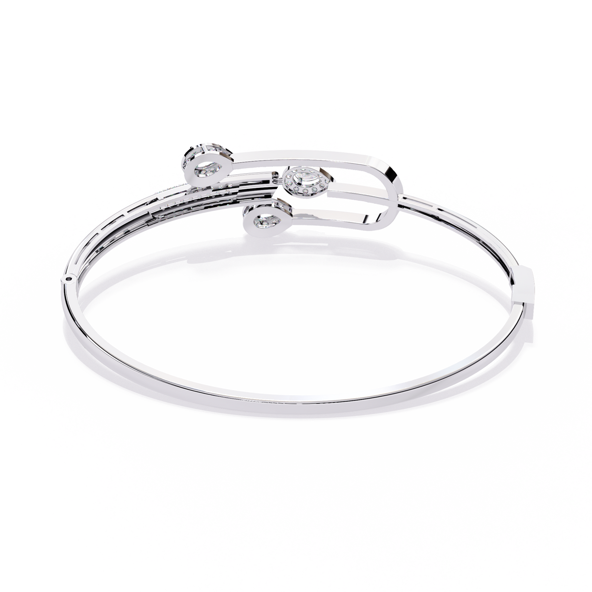 Reverra 14K Pear Drop Diamond Fashion Bracelet, CTTW-0.73