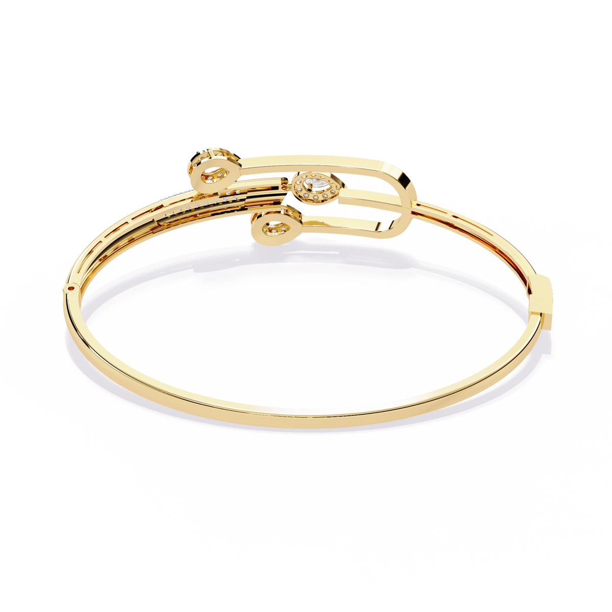 Reverra 14K Pear Drop Diamond Fashion Bracelet, CTTW-0.73