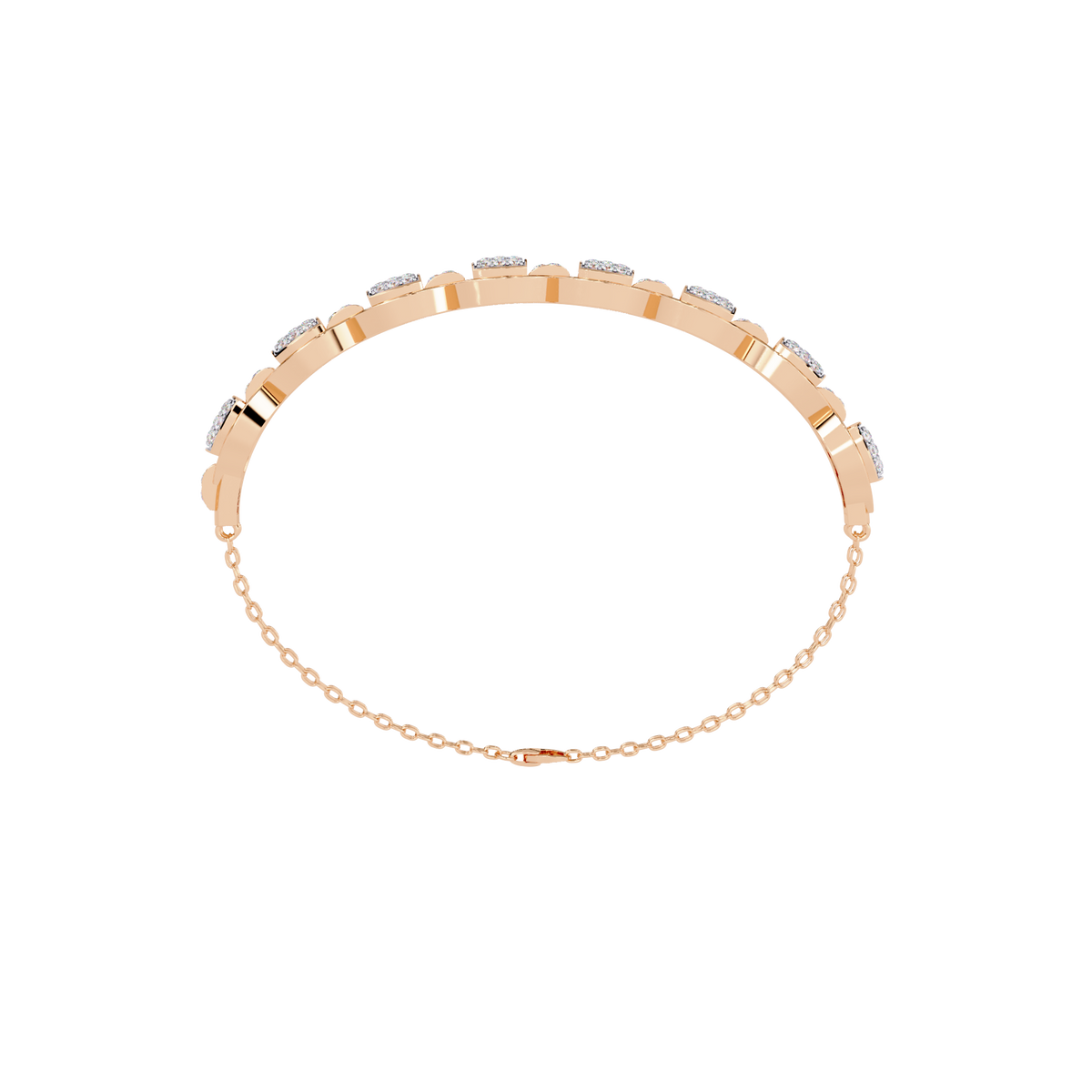 Reverra 14K Geometric Diamond Bracelet, CTTW-0.84