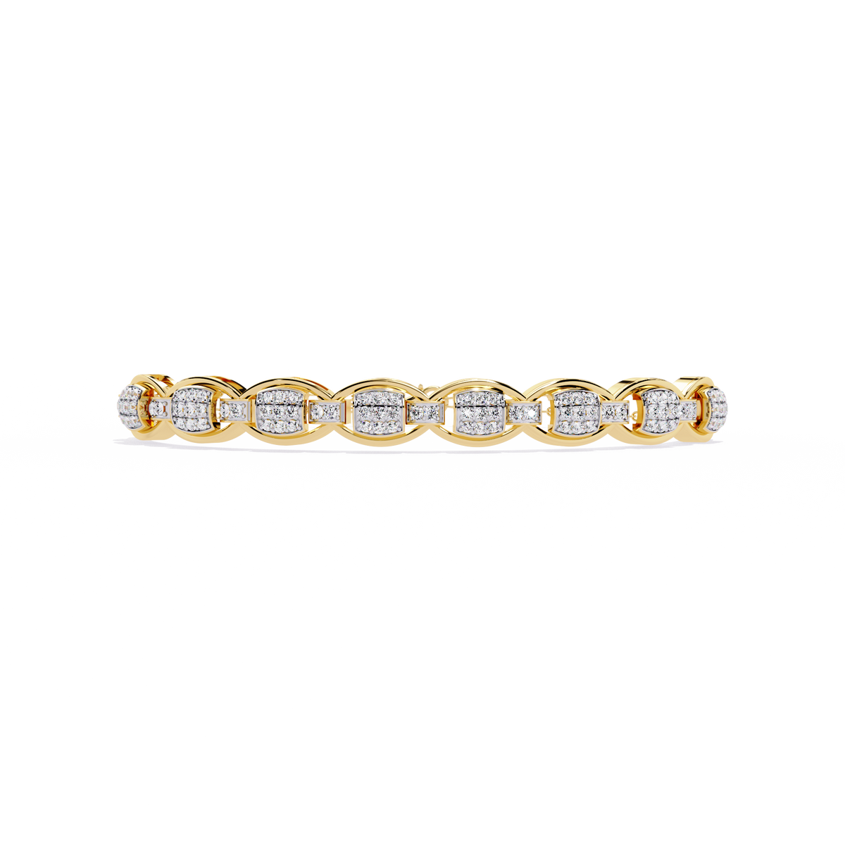 Reverra 14K Geometric Diamond Bracelet, CTTW-0.84