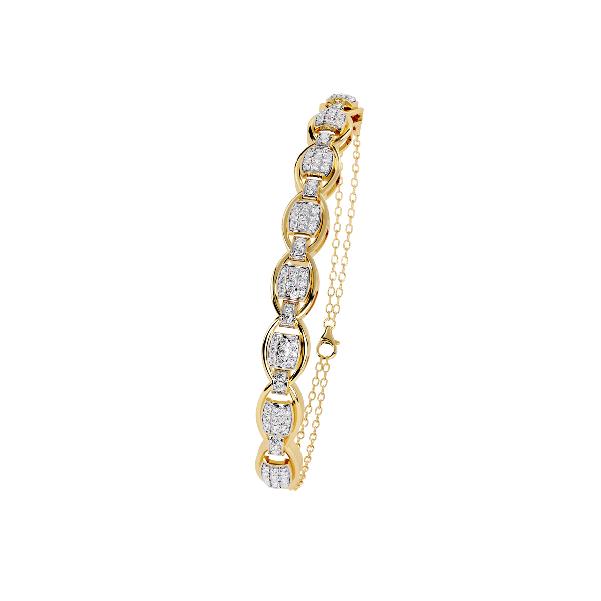 Reverra 14K Geometric Diamond Bracelet, CTTW-0.84