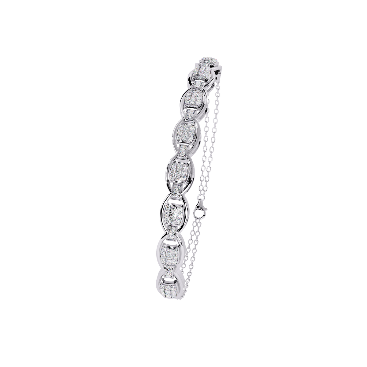 Reverra 14K Geometric Diamond Bracelet, CTTW-0.84