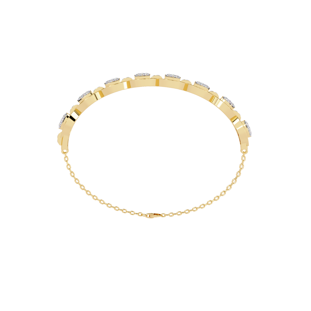 Reverra 14K Geometric Diamond Bracelet, CTTW-0.84