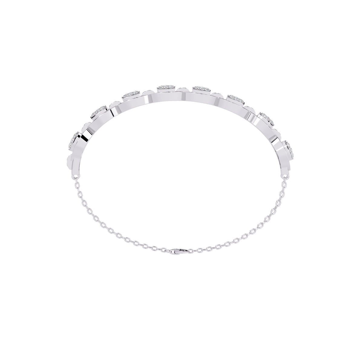 Reverra 14K Geometric Diamond Bracelet, CTTW-0.84