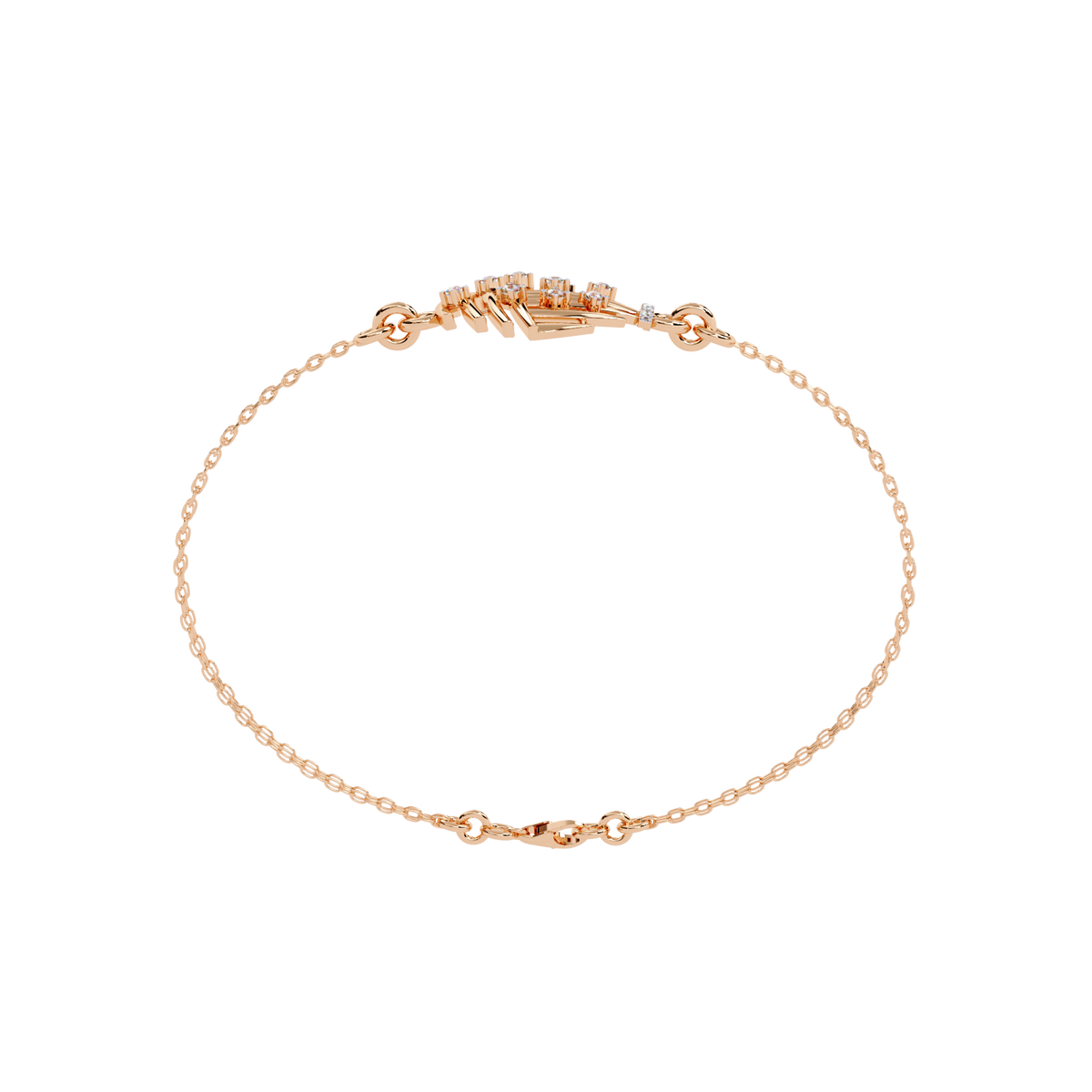 Reverra 14K Abstract Dome Diamond Bracelet, CTTW-0.13