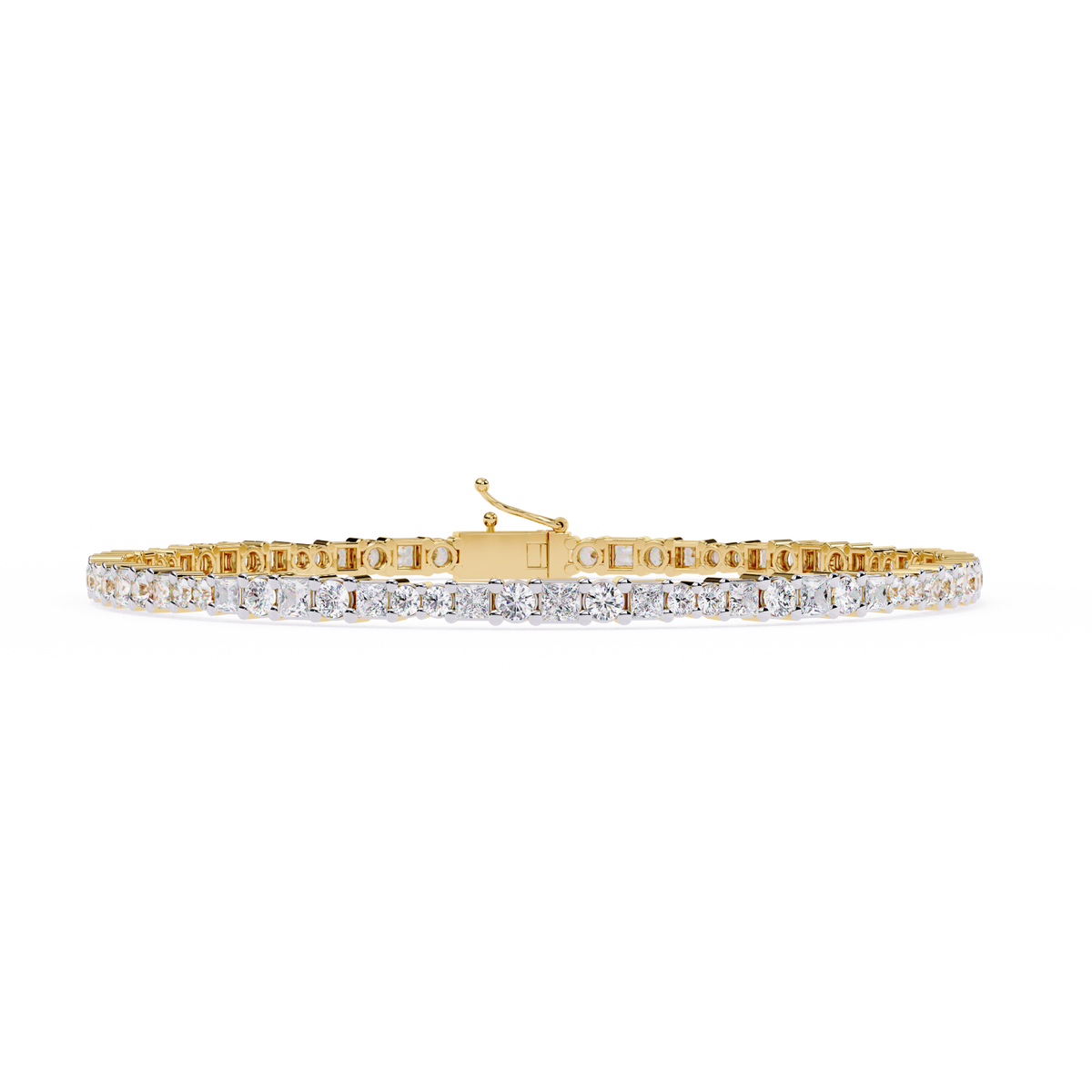 Reverra 14K Classic Round Diamond Tennis Bracelet, CTTW-2.05