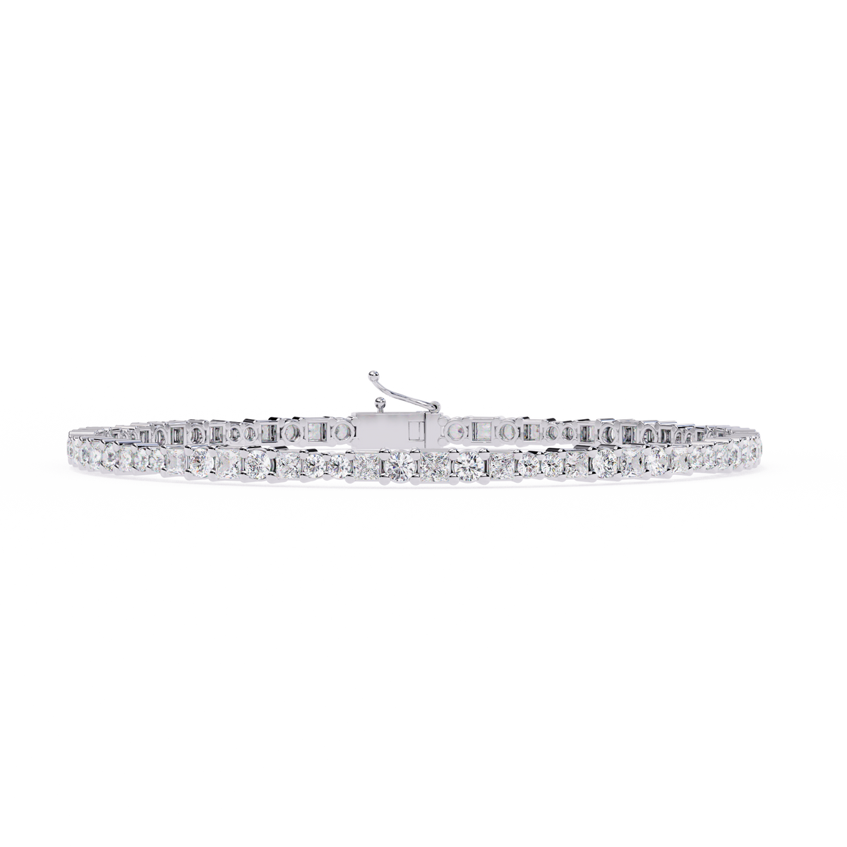 Reverra 14K Classic Round Diamond Tennis Bracelet, CTTW-2.05