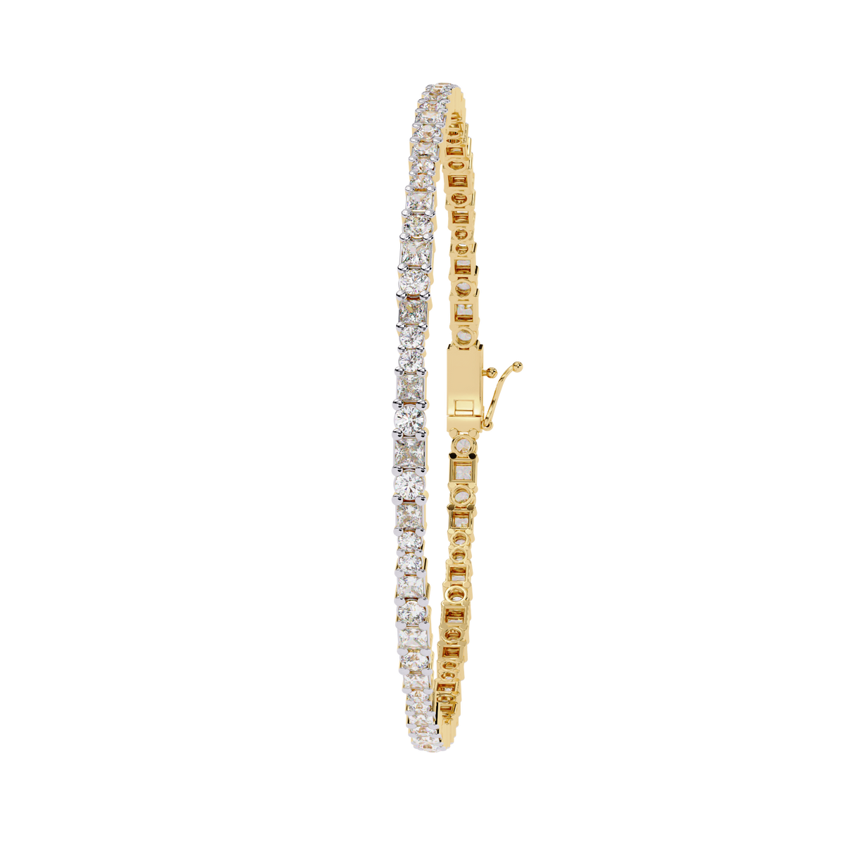 Reverra 14K Classic Round Diamond Tennis Bracelet, CTTW-2.05