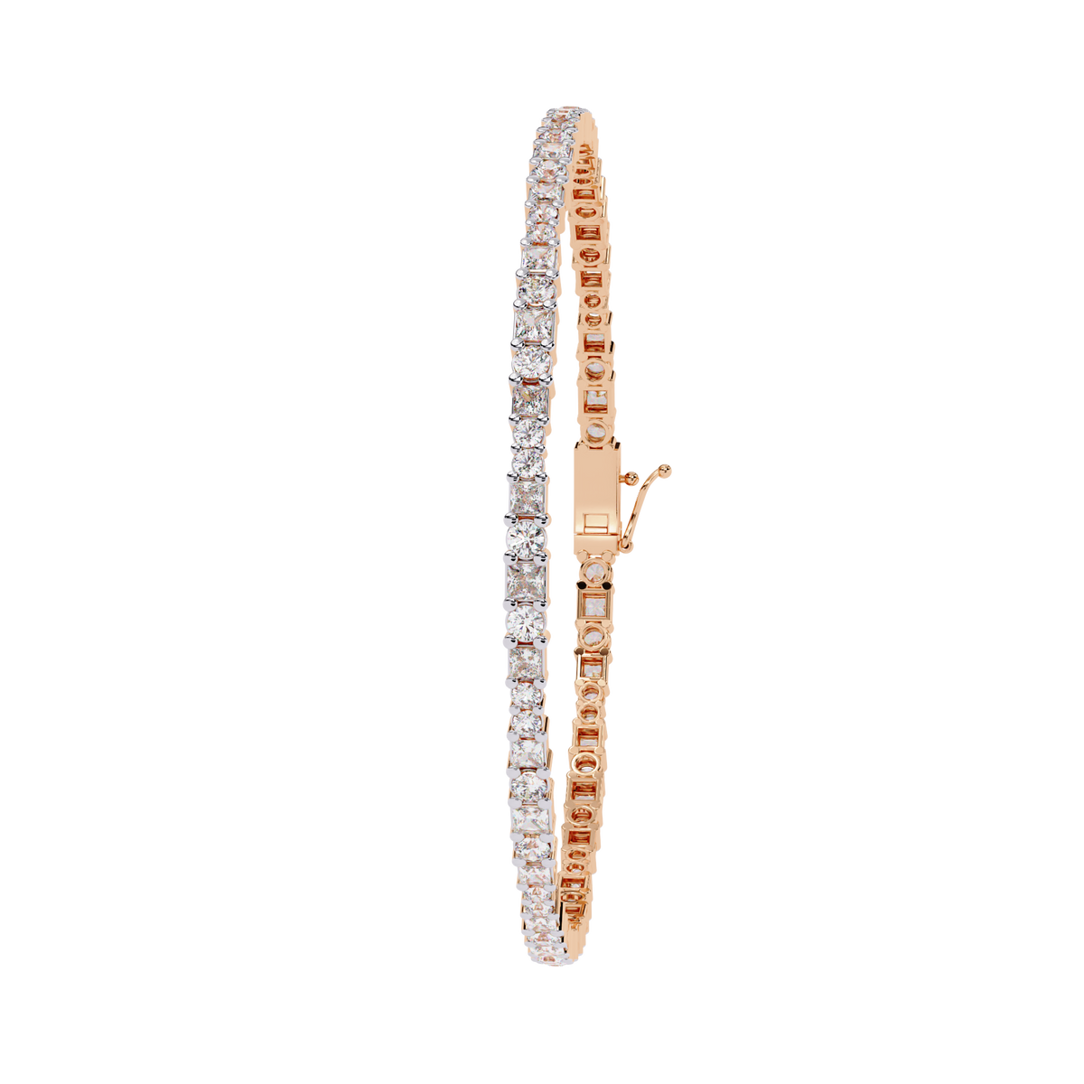 Reverra 14K Classic Round Diamond Tennis Bracelet, CTTW-2.05