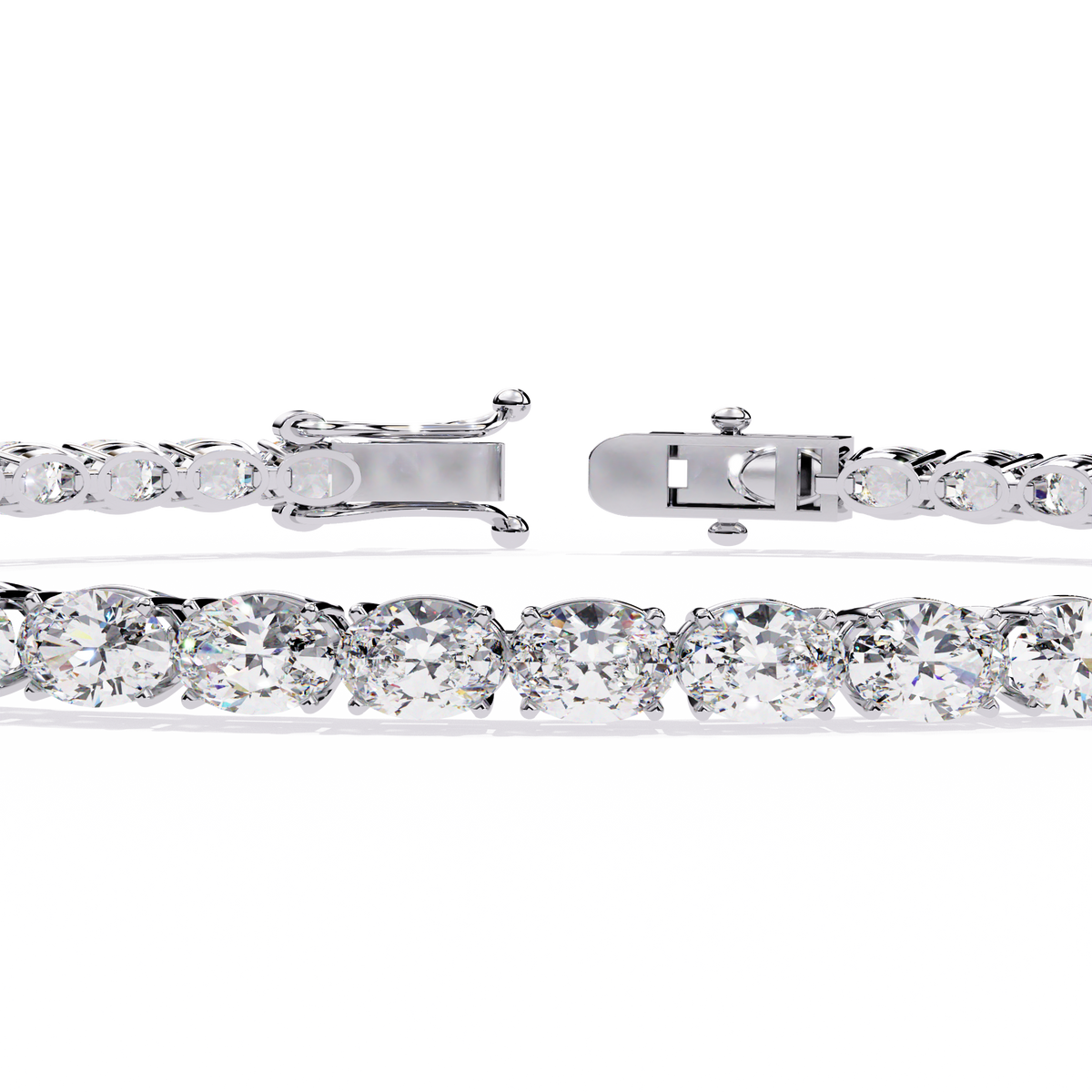Reverra 14K Round Diamond Tennis Bracelet, CTTW-6.72