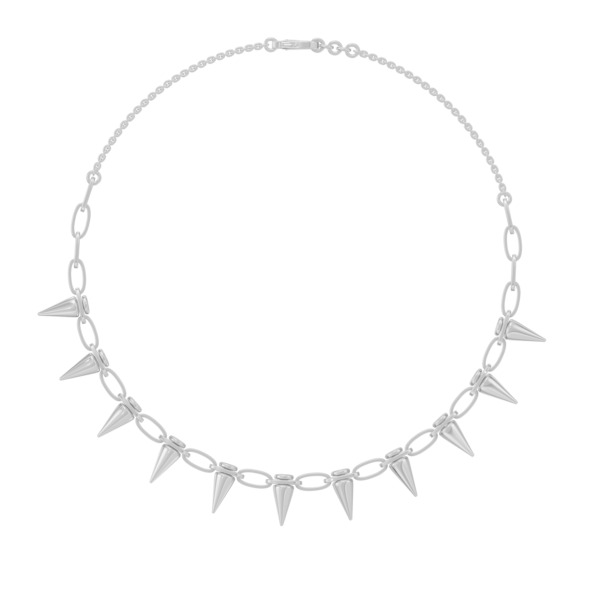 Savannah Round Lab Grown Diamond Wakanda Halloween Pendant Necklace - Reverra Jewels Inc.