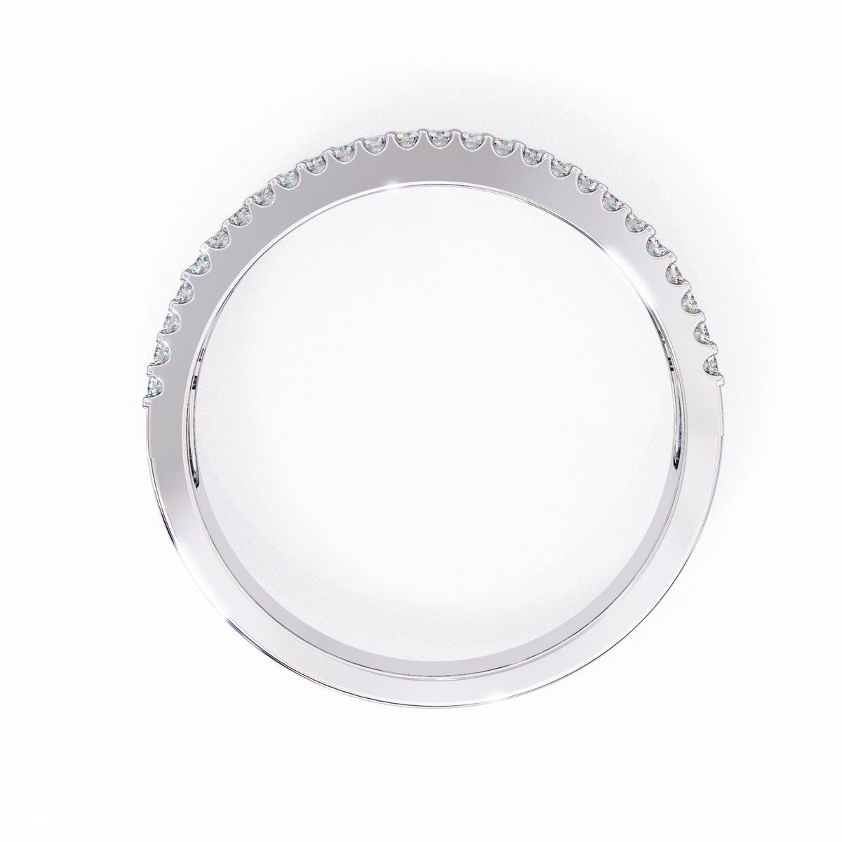 Reverra 14K Baguette Diamond Double Row Band, Luxe Brilliance & Modern Glamour, CTTW-0.9