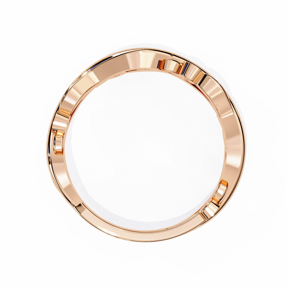 Reverra 14K Leaf & Vine Diamond Band, Nature’s Elegance, CTTW-0.09