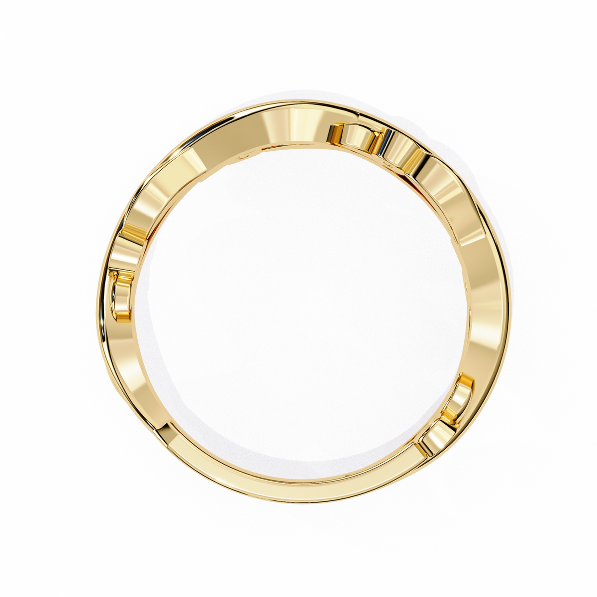 Reverra 14K Leaf & Vine Diamond Band, Nature’s Elegance, CTTW-0.09