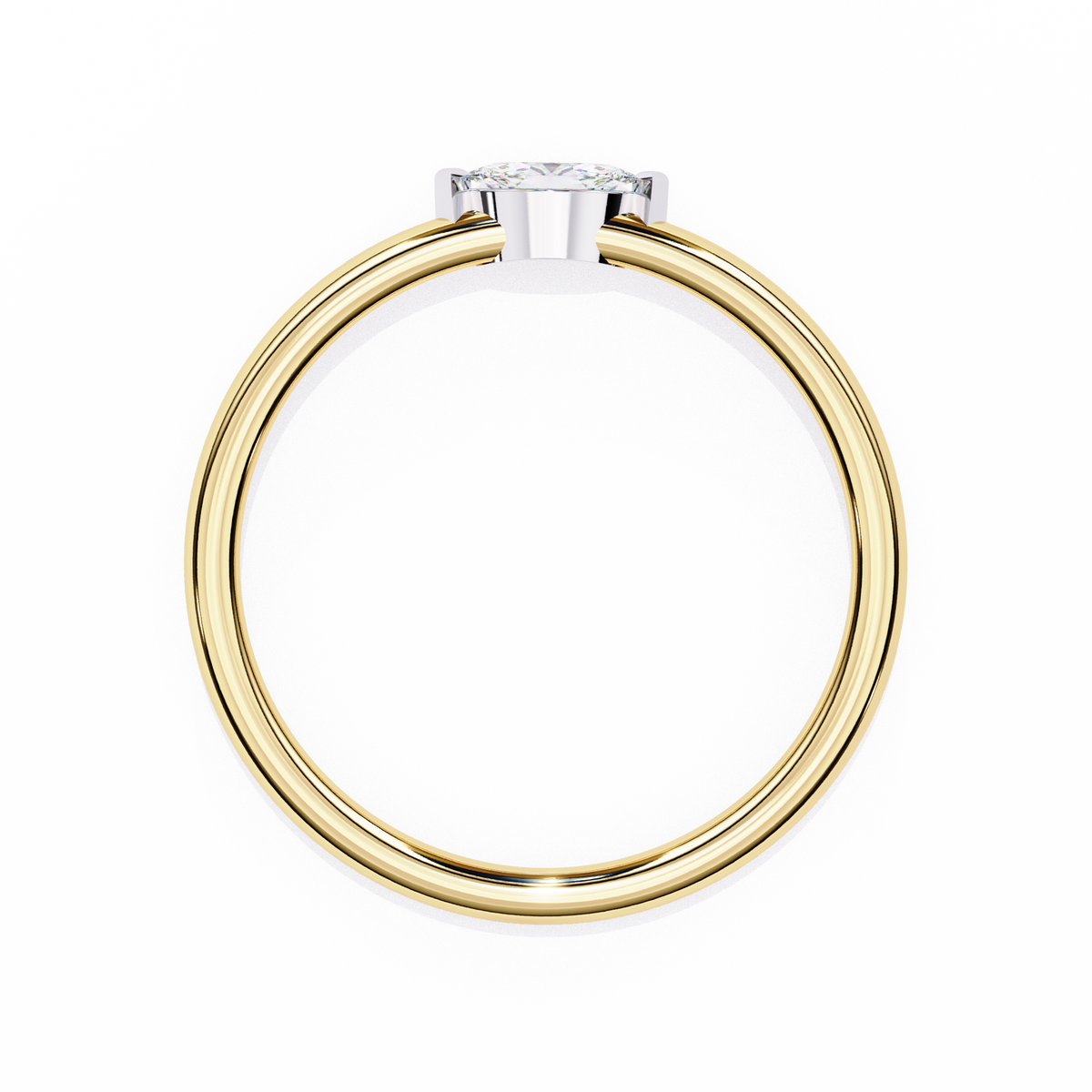 Reverra 14K Marquise Diamond Solitaire Ring, CTTW-0.1