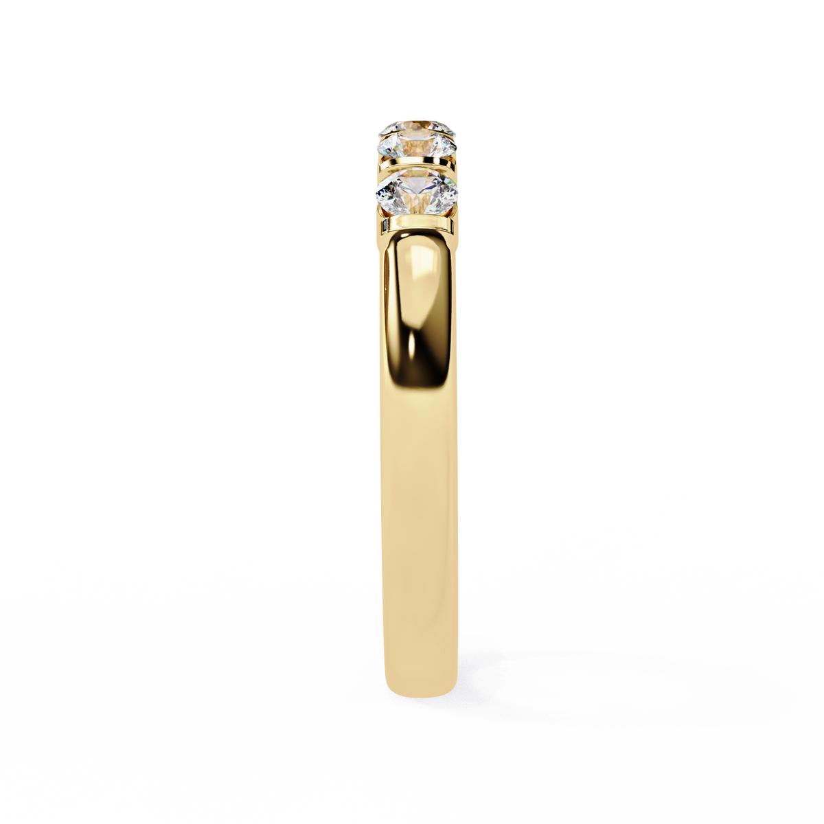 Reverra 14K Five-Stone Diamond Band Engagement Rings, CTTW-0.51