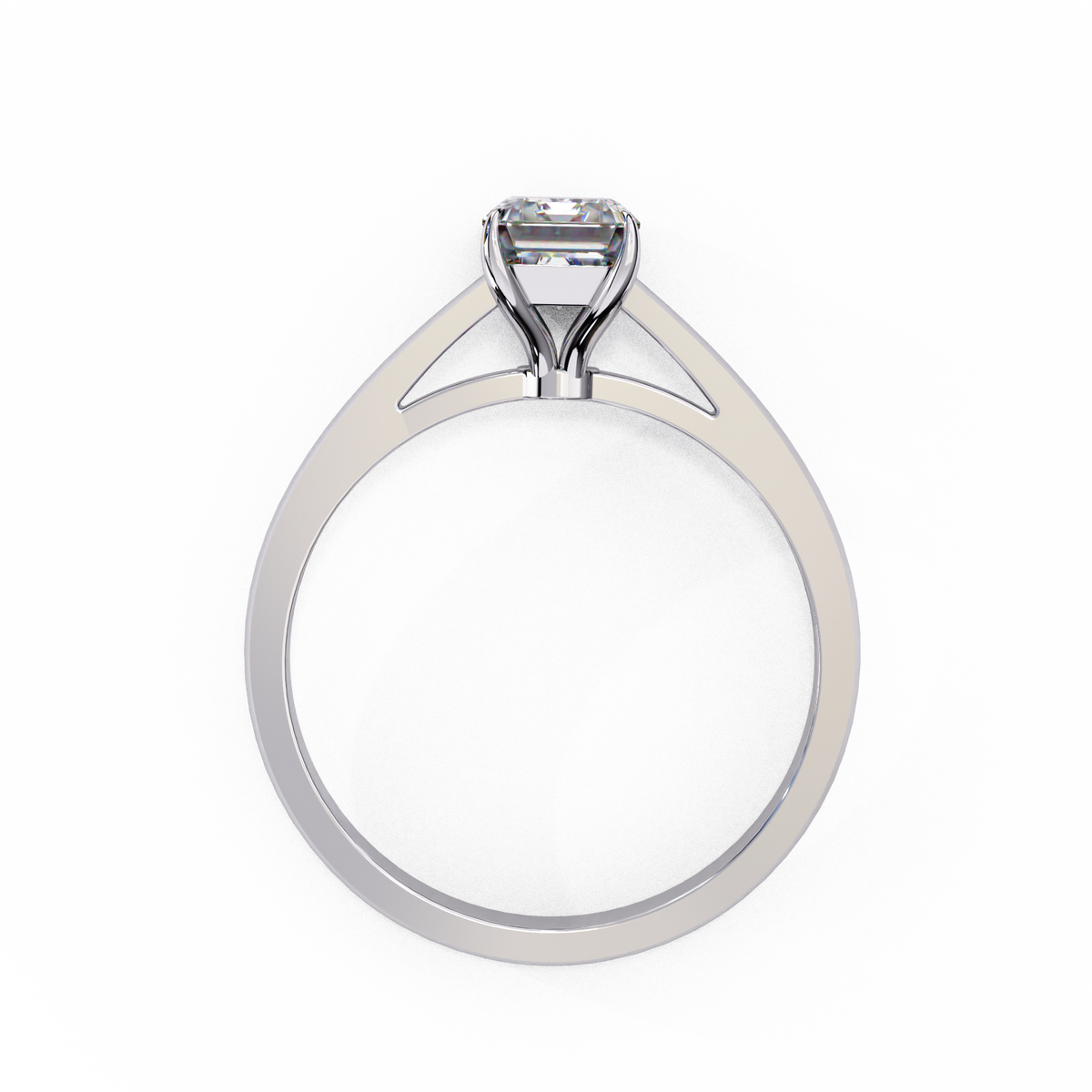 Reverra 14K White Gold Solitaire Engagement Ring, CTTW-1.2